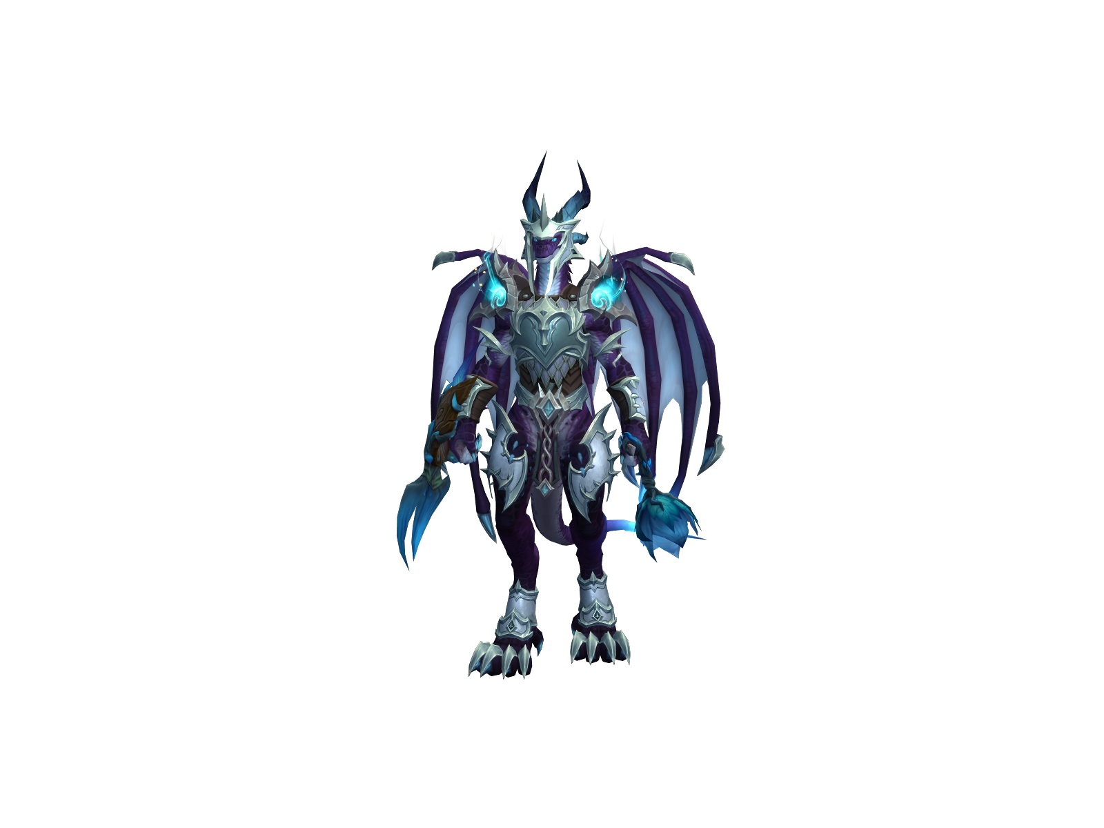 Demodrak 3D character render