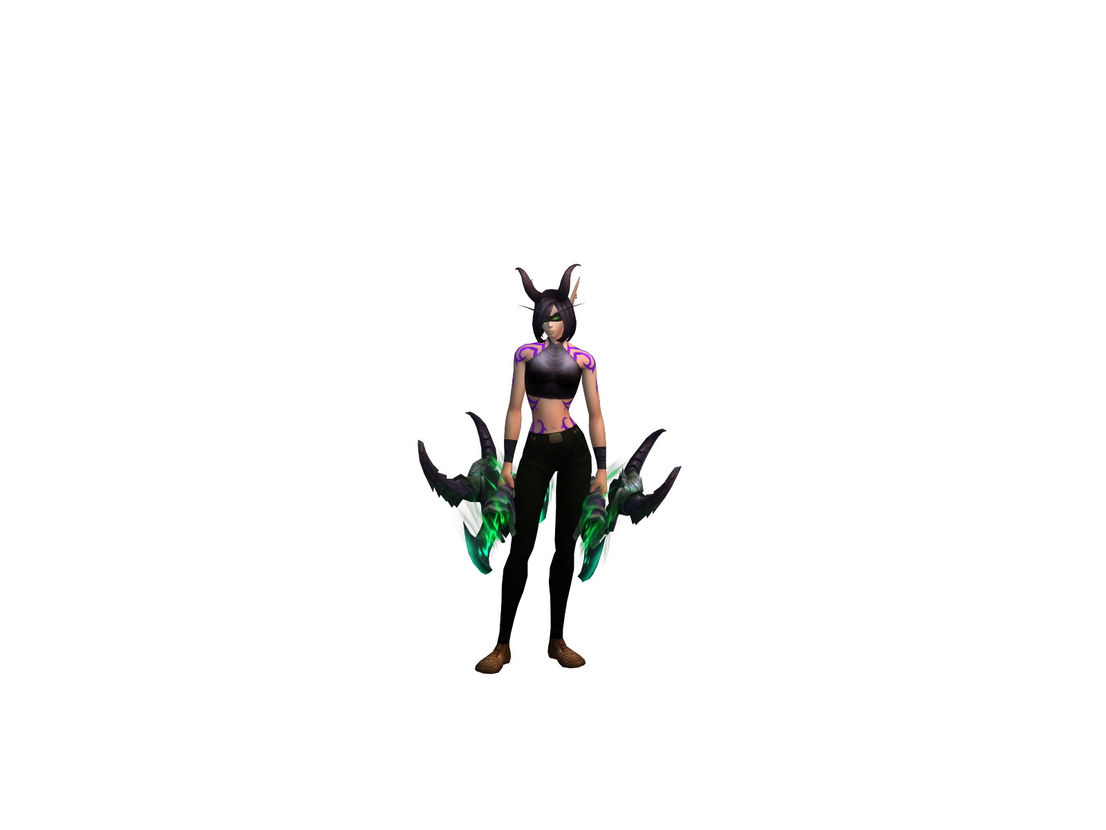 Nycxe 3D character render