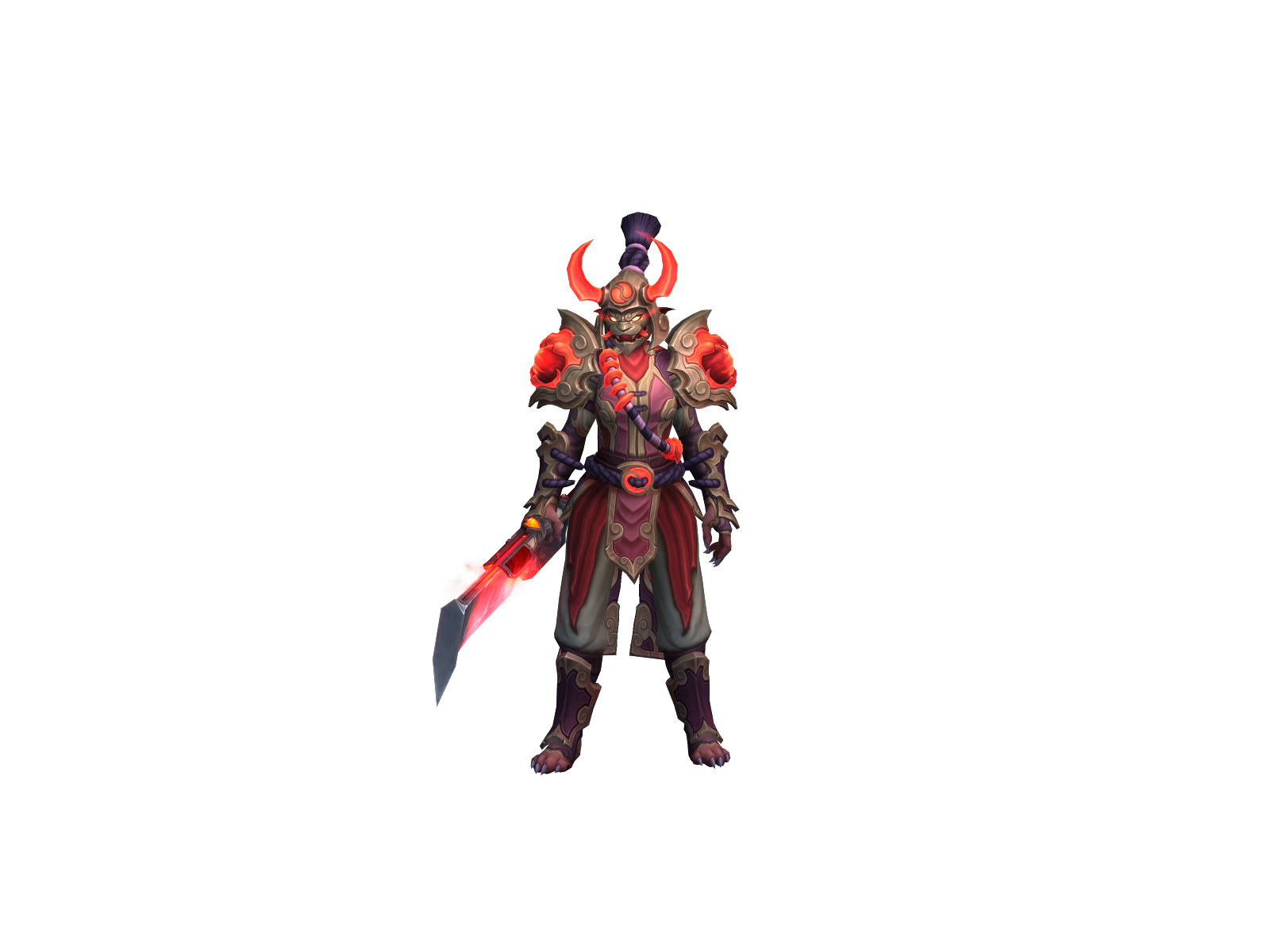 Heero 3D character render