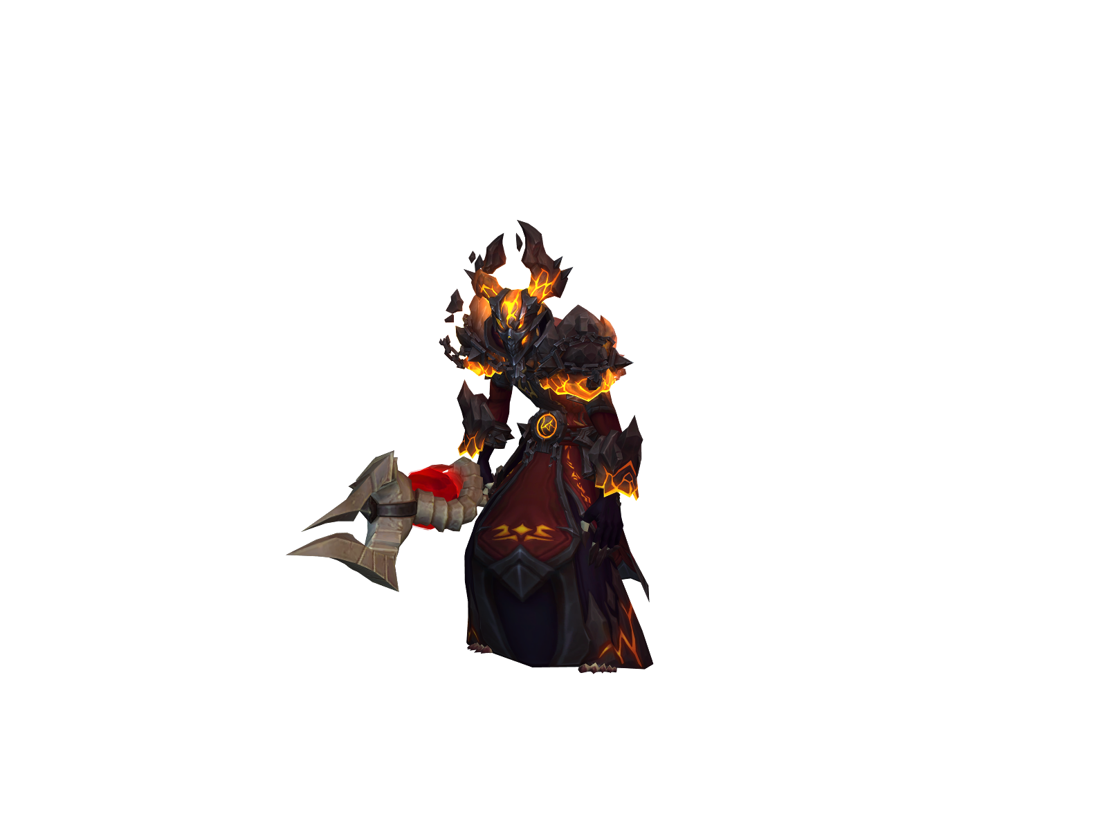 Destromath 3D character render
