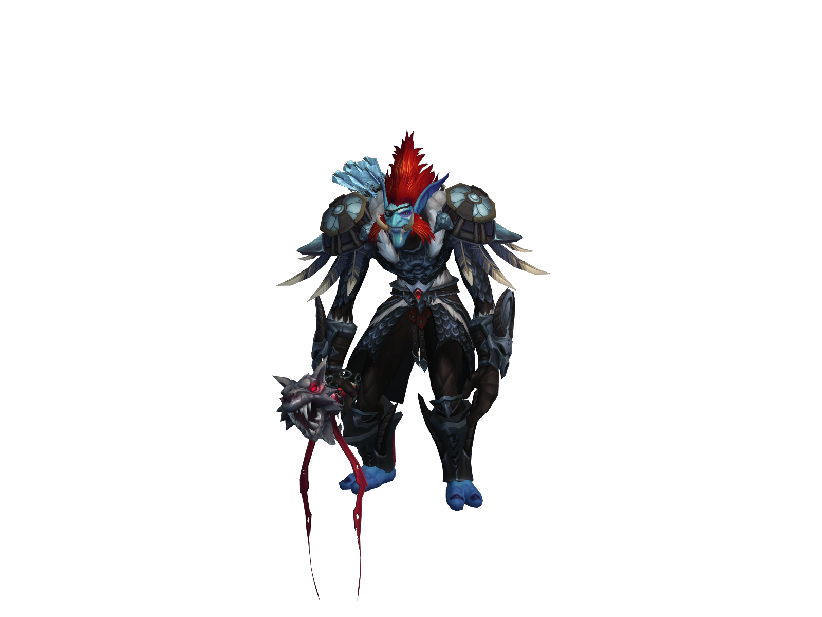 Rhotum 3D character render