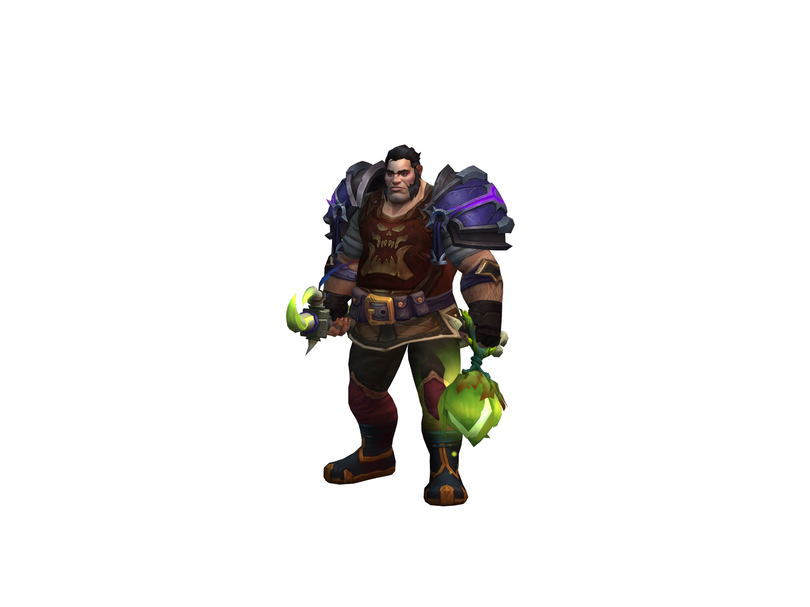 Curamdero 3D character render