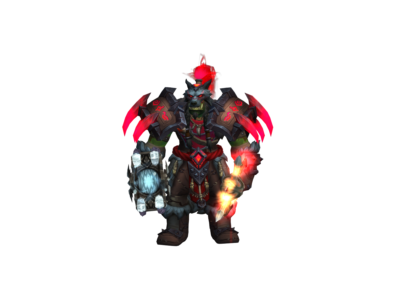 Strigwird 3D character render
