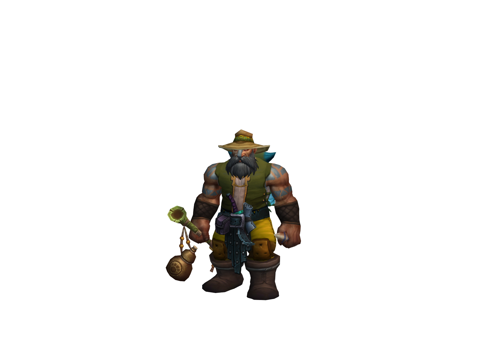 Voncliff 3D character render