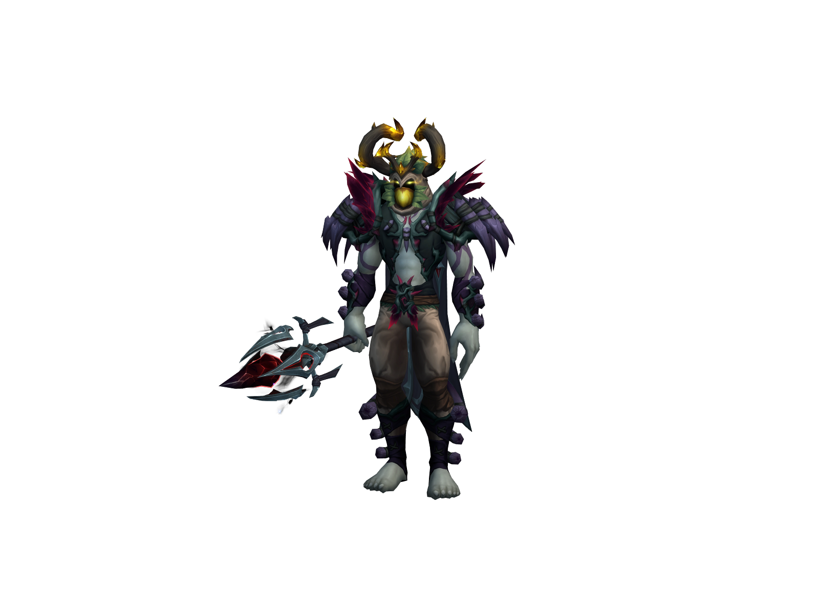 Rägadast 3D character render
