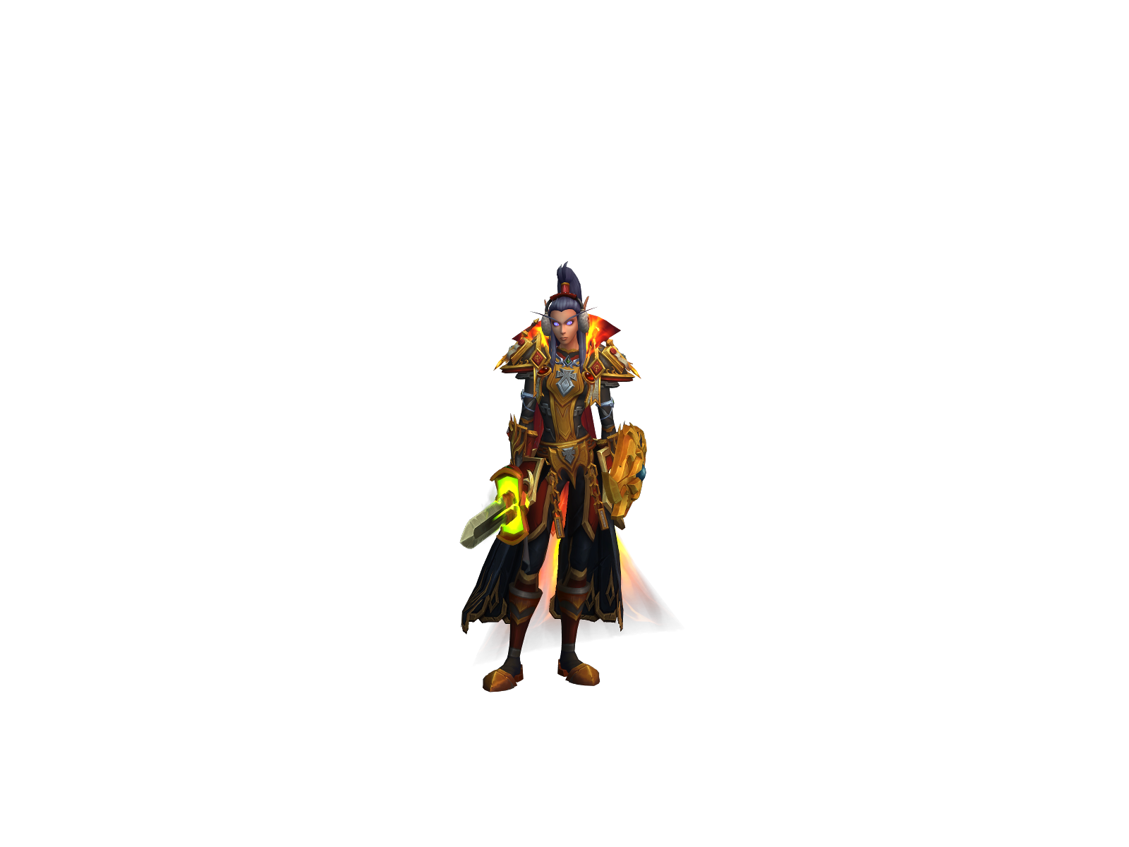 Afroditá 3D character render