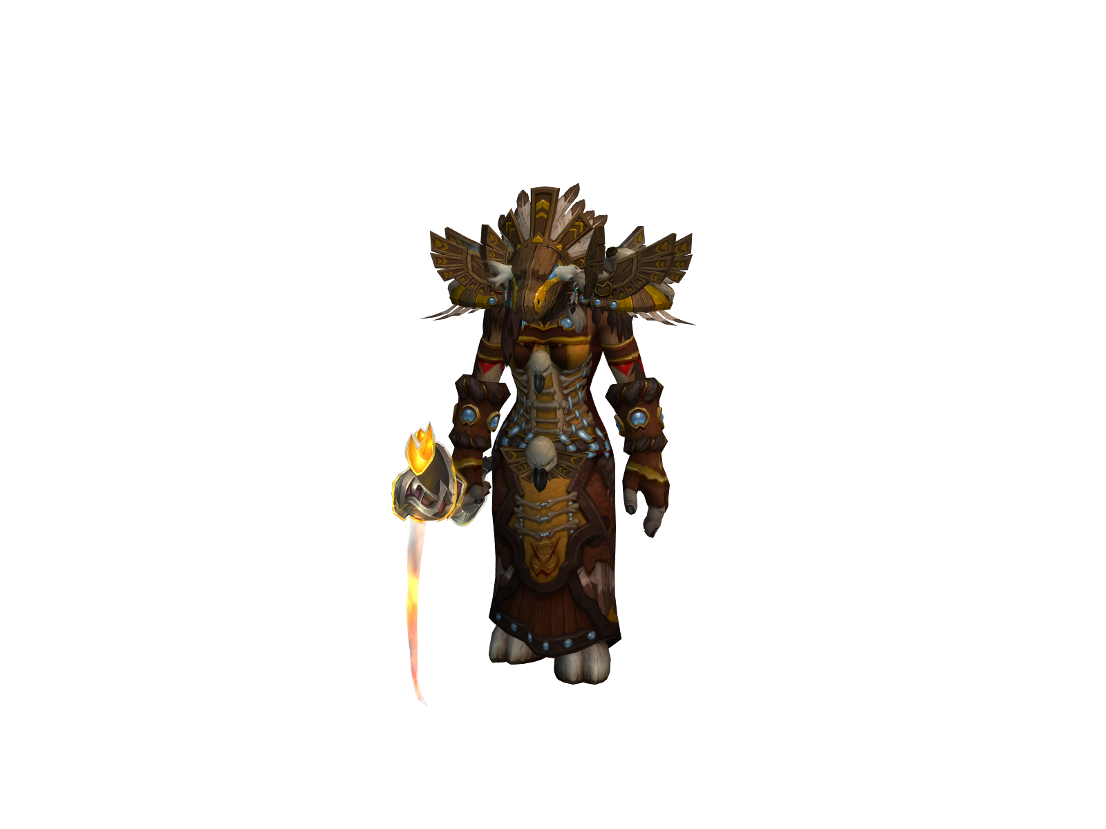 Méztli 3D character render