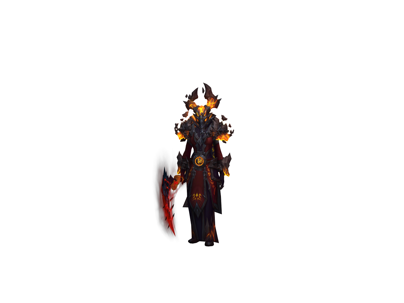 Baria 3D character render