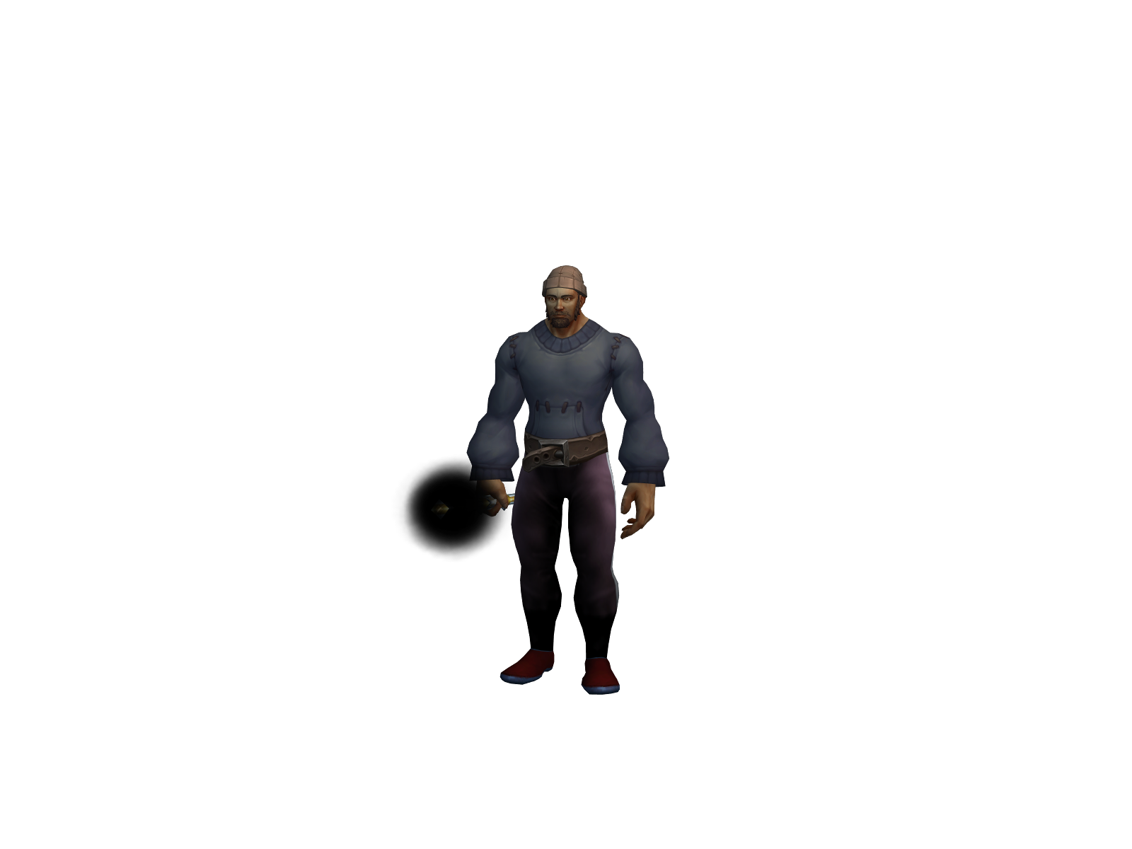 Eloky 3D character render