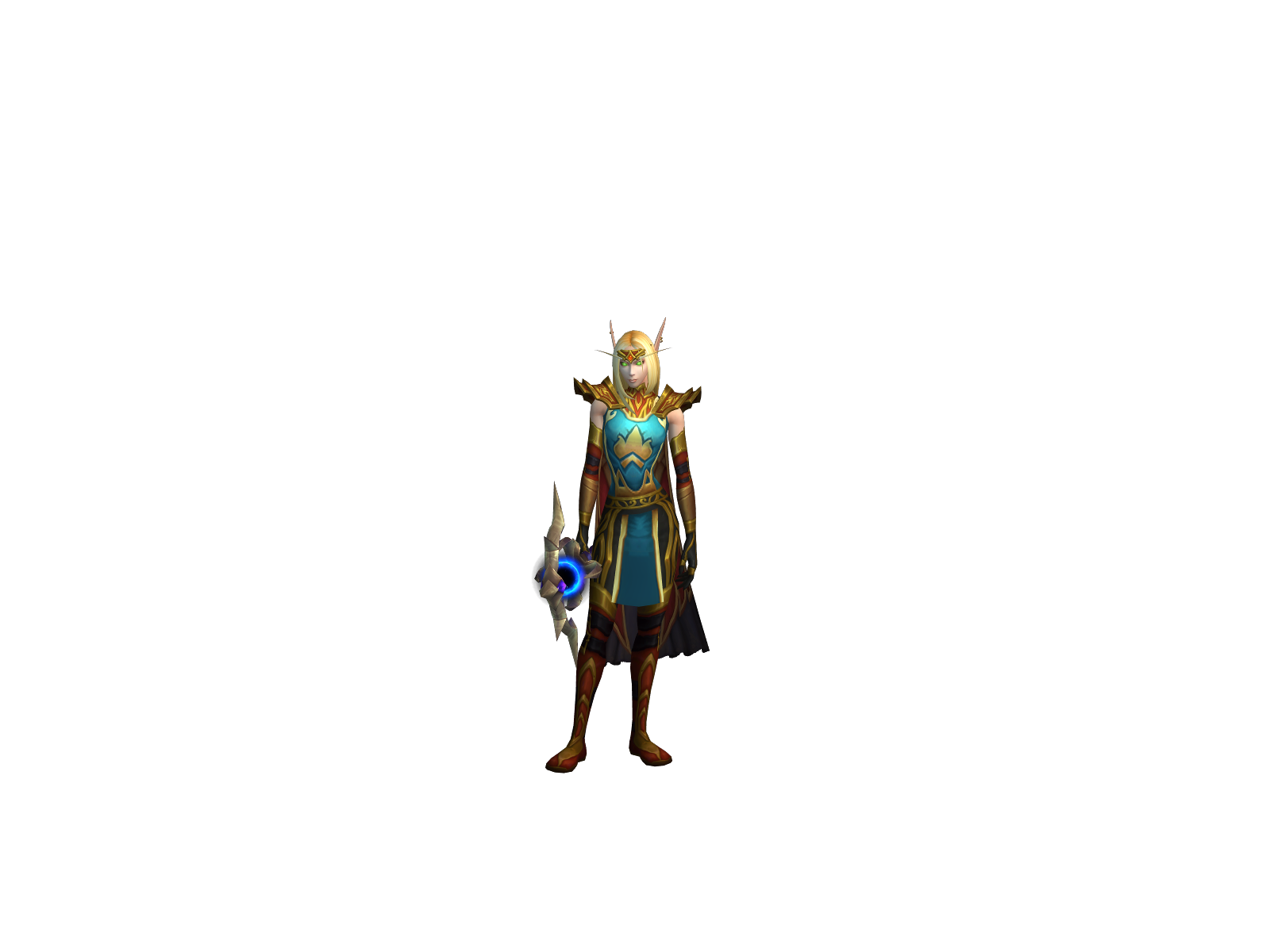 Sunnariel 3D character render