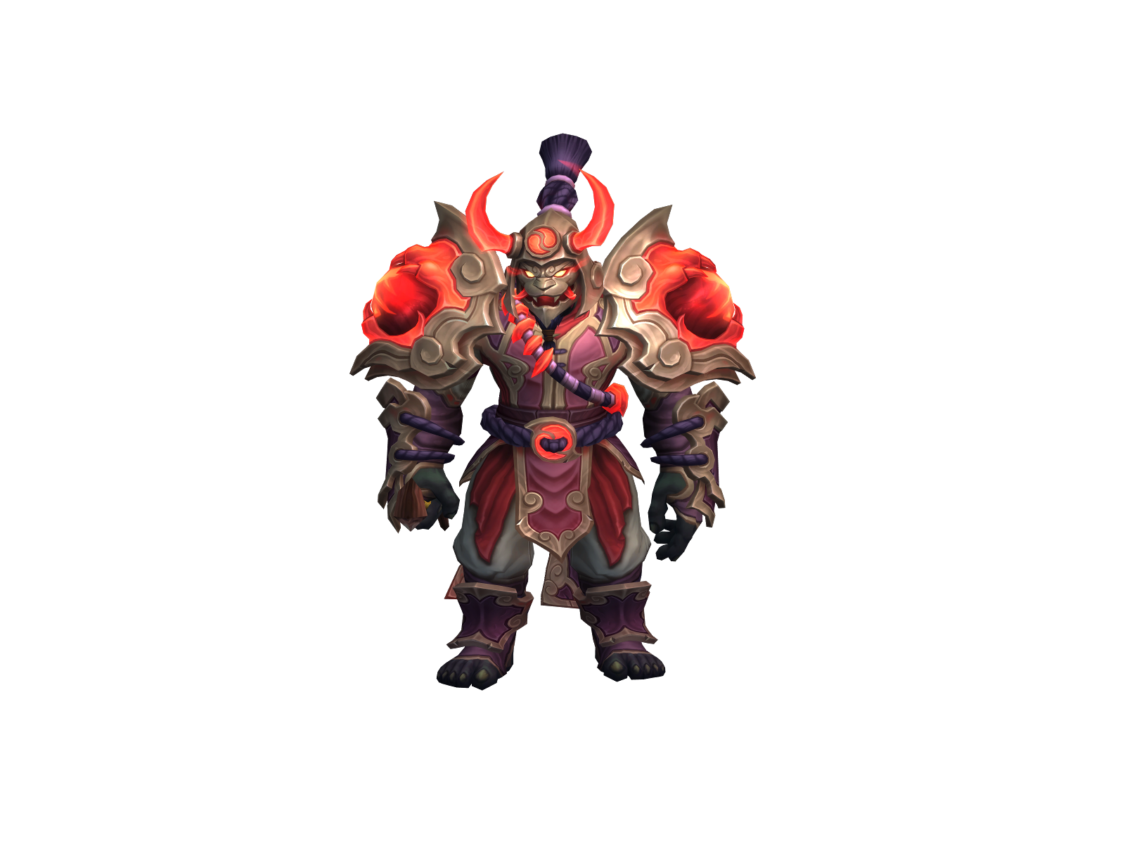 Pambelé 3D character render