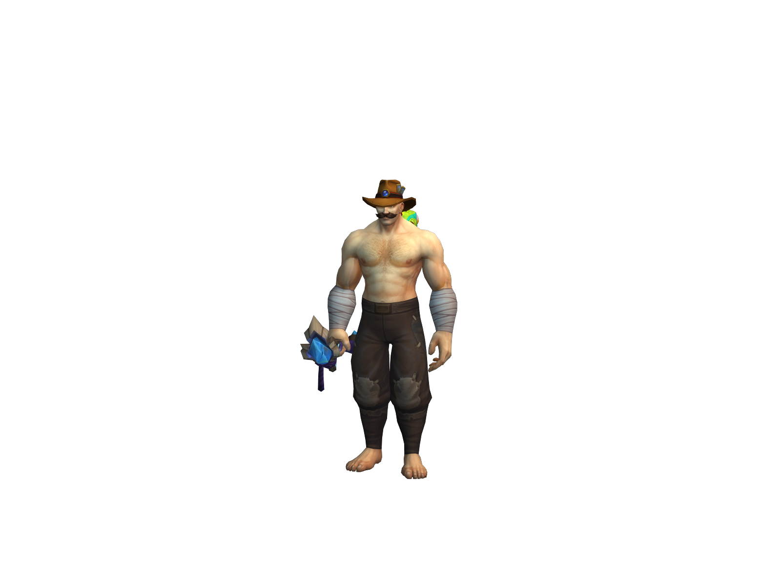 Wronucks 3D character render
