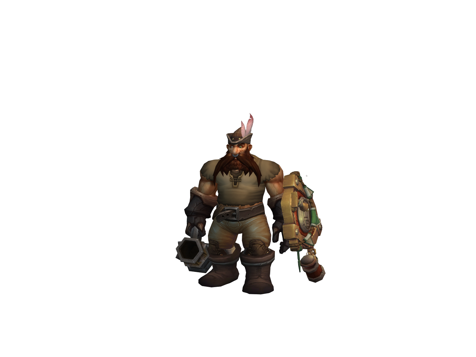 Khazáddûm 3D character render