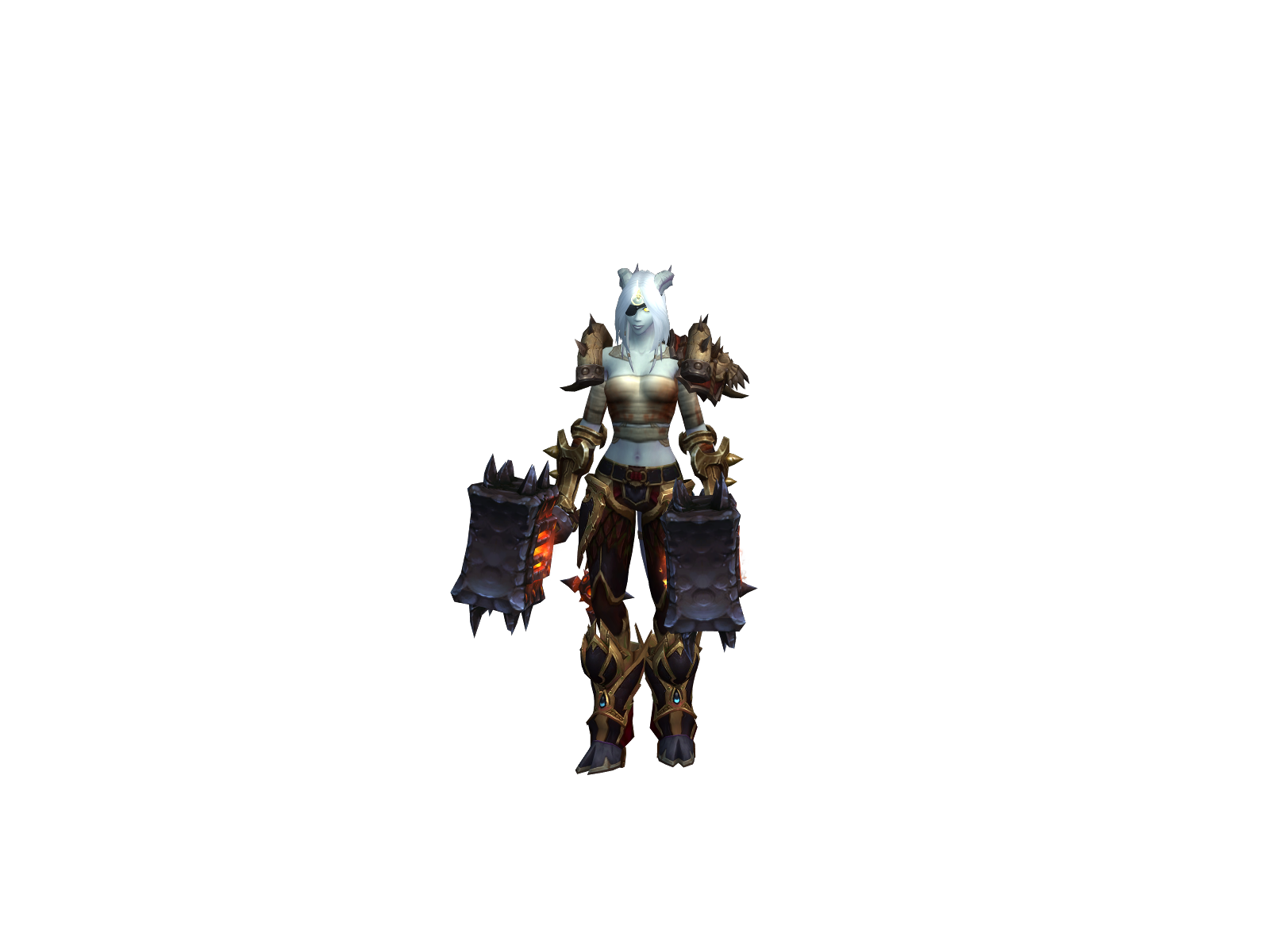 Alpharius 3D character render