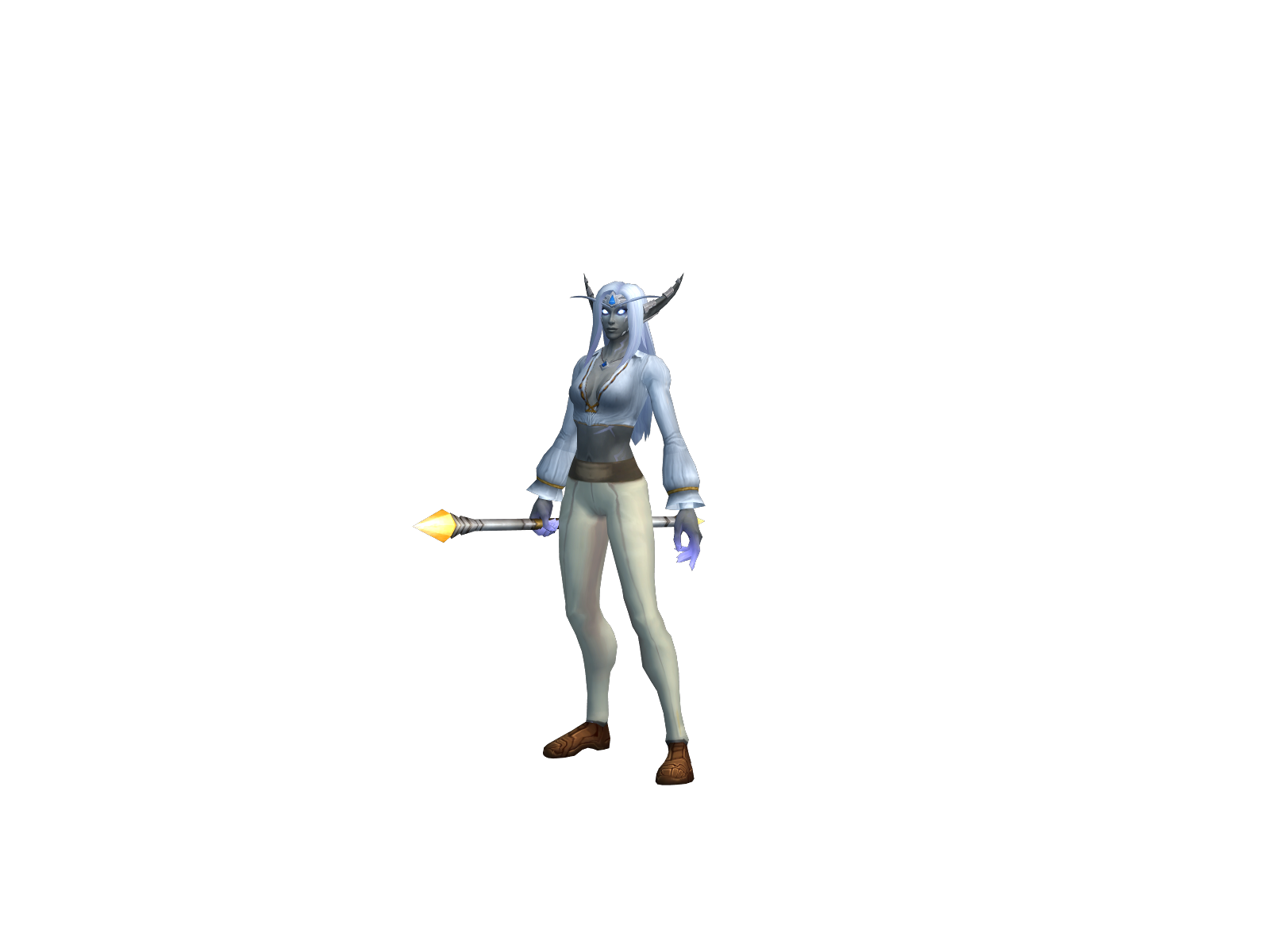 Lúzbella 3D character render