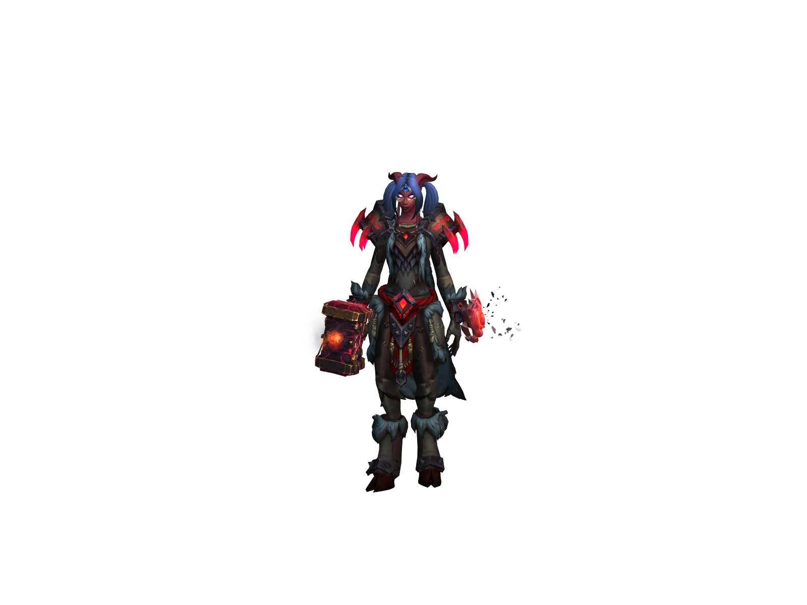 Halkara 3D character render