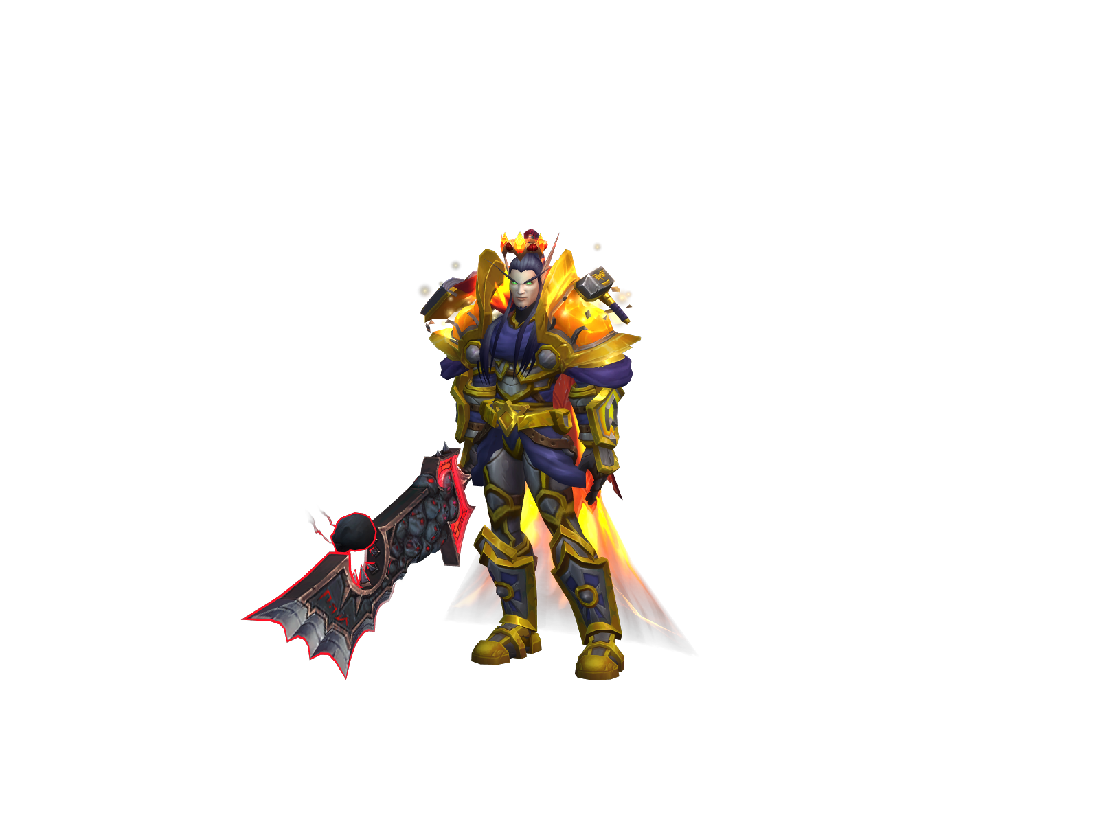 Blackpalaa 3D character render