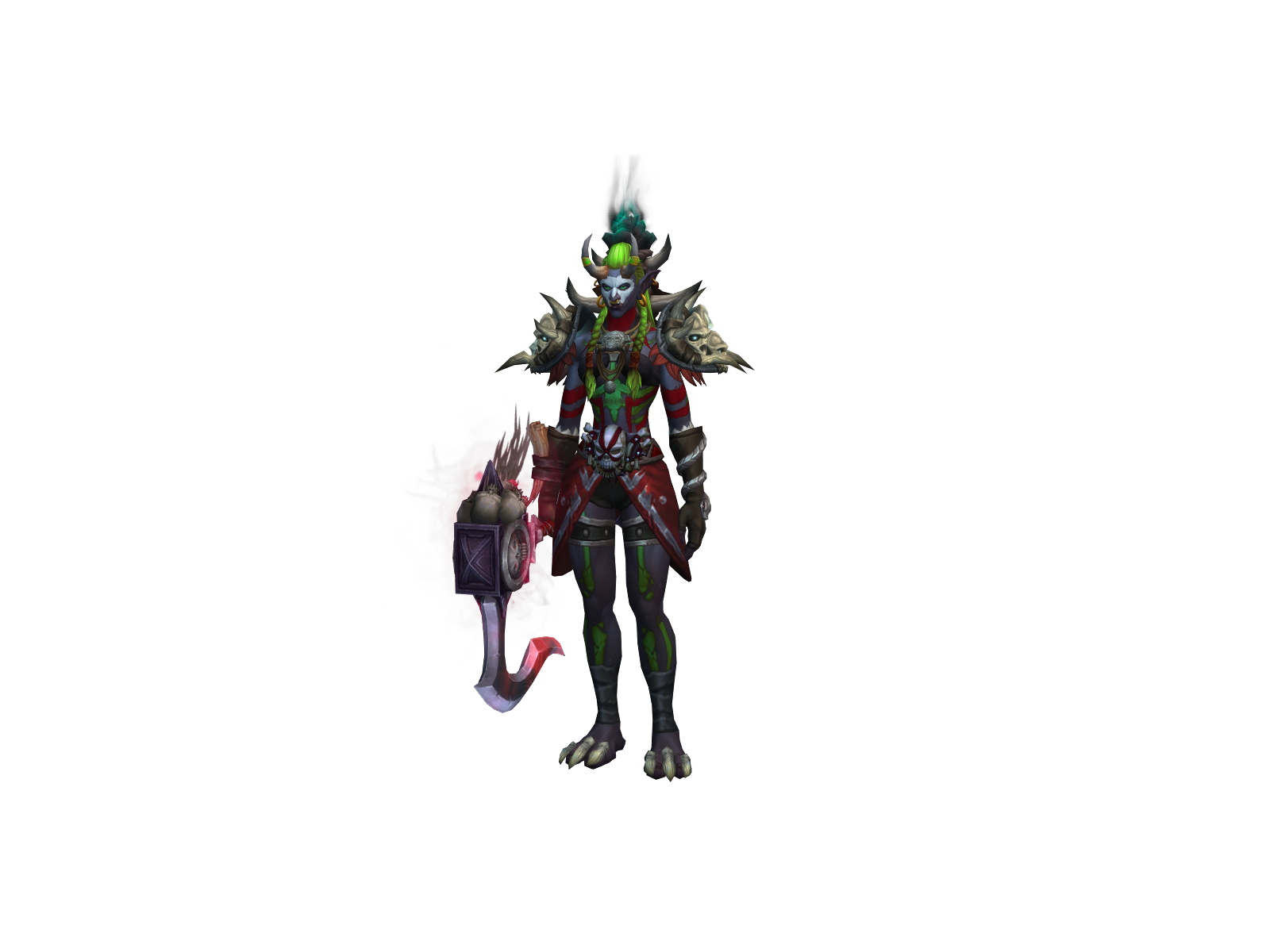 Zaktir 3D character render