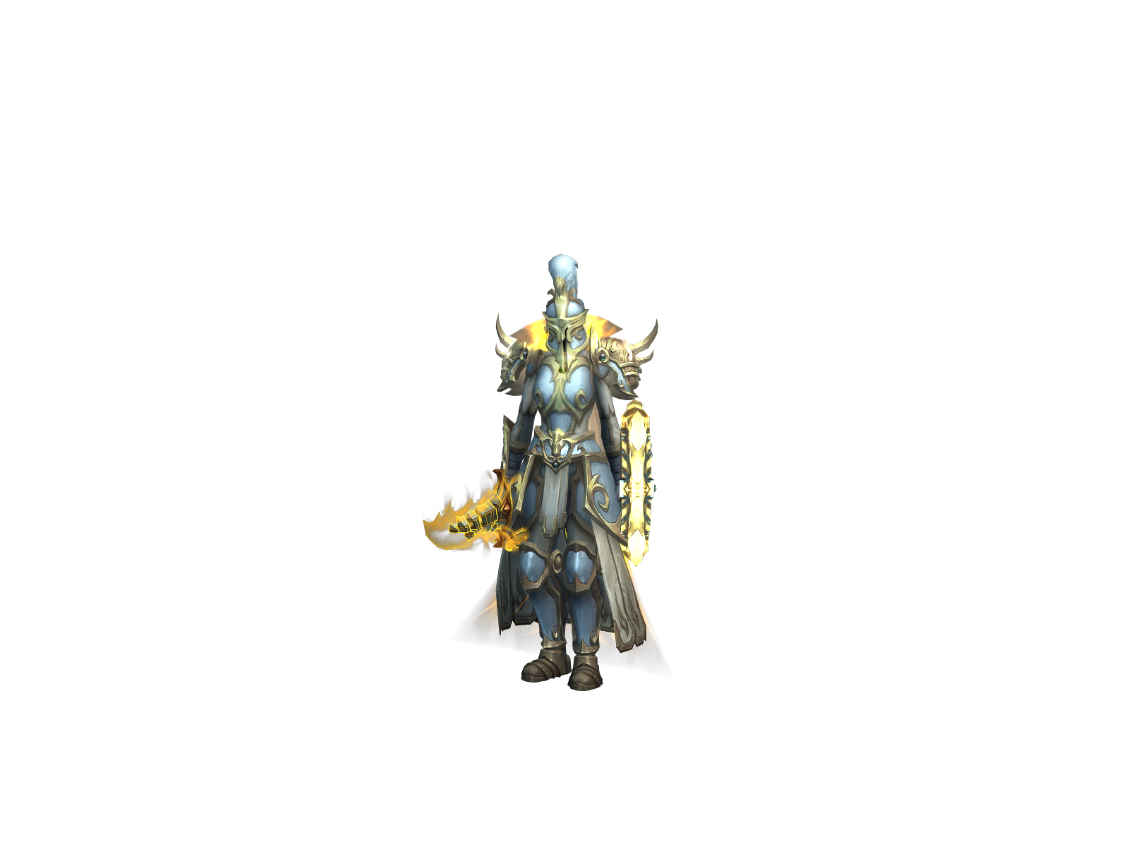 Fínishim 3D character render