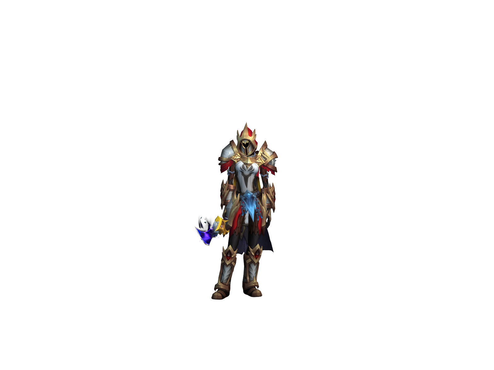 Kharell 3D character render