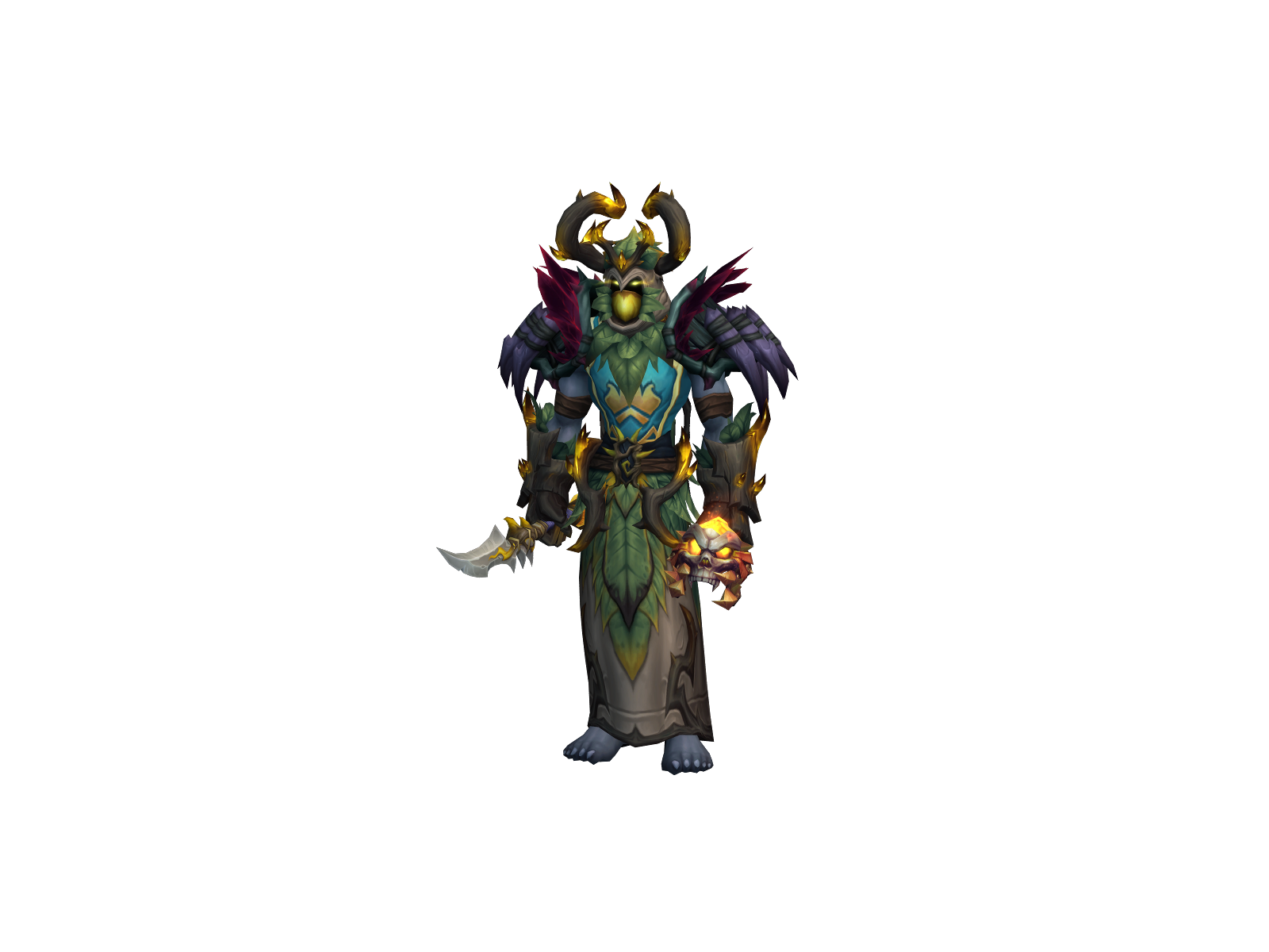 Faruto 3D character render