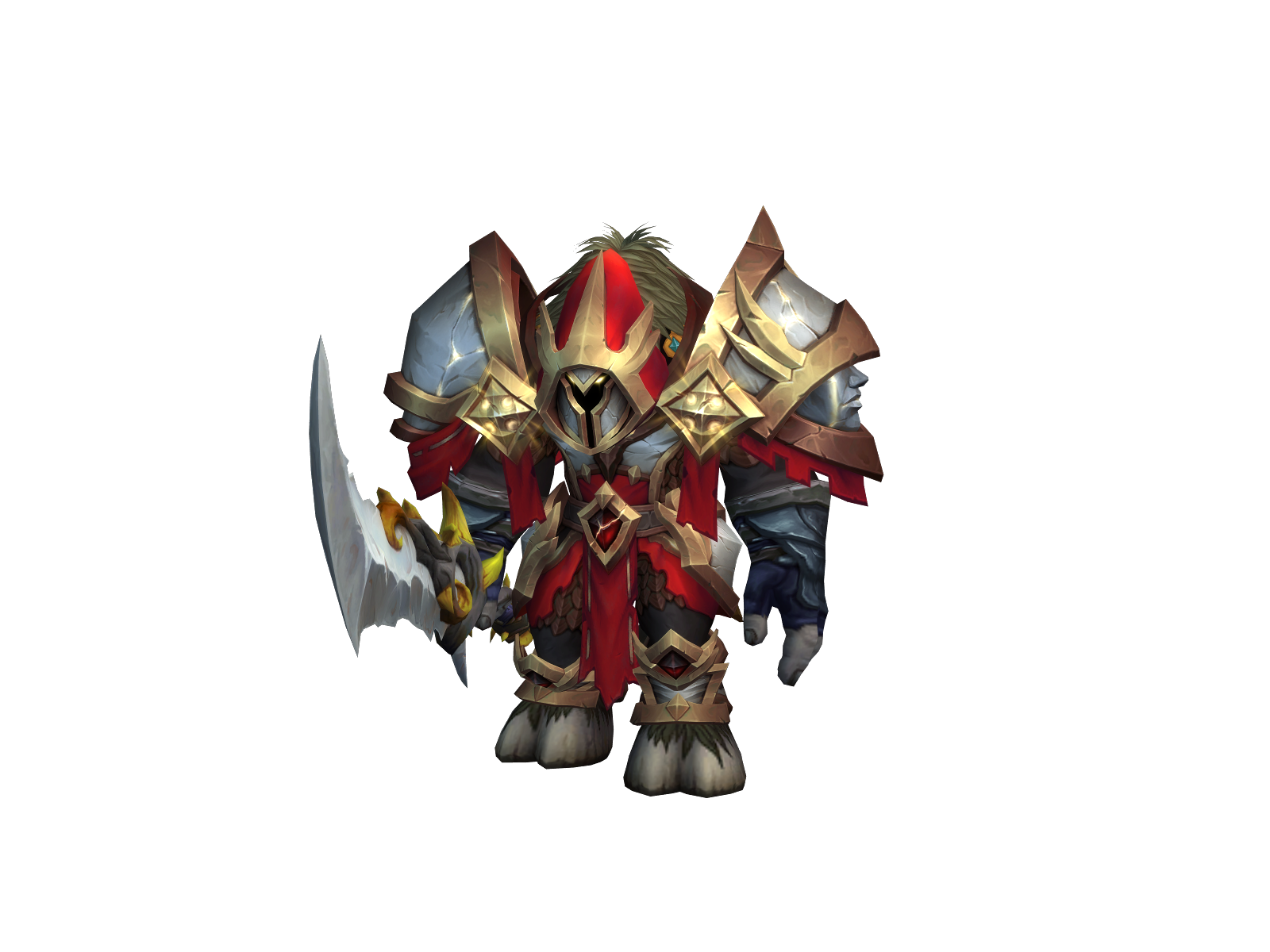 Tressegundos 3D character render