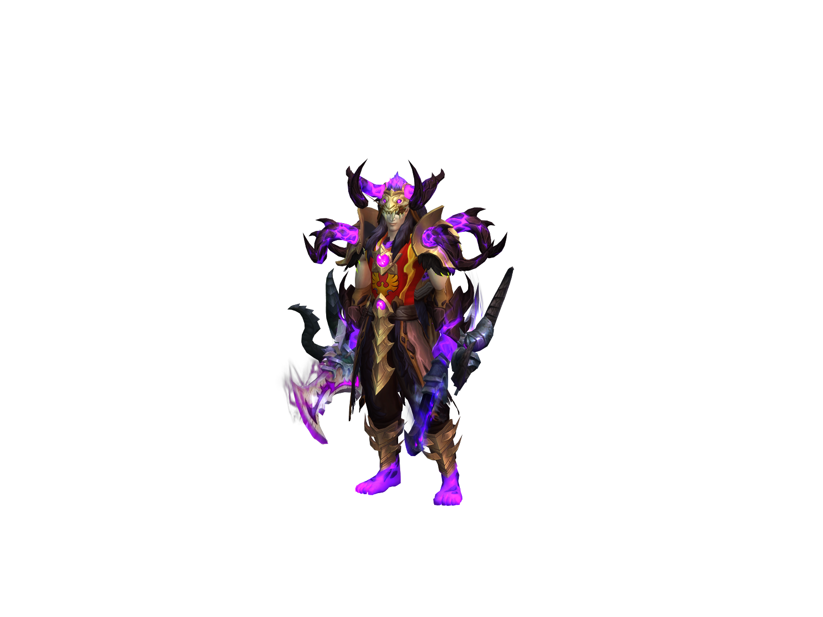 Darkassian 3D character render