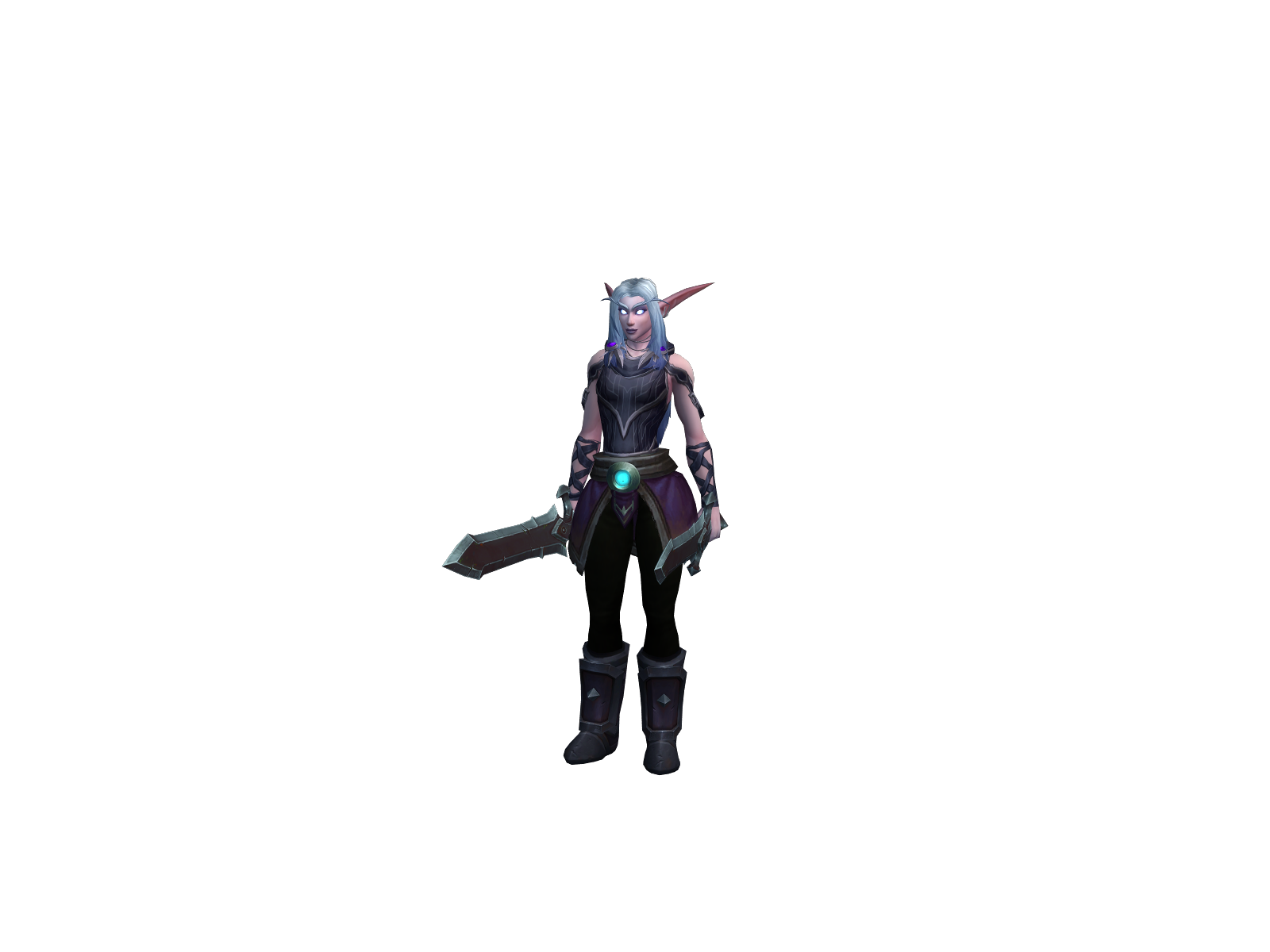 Weissx 3D character render