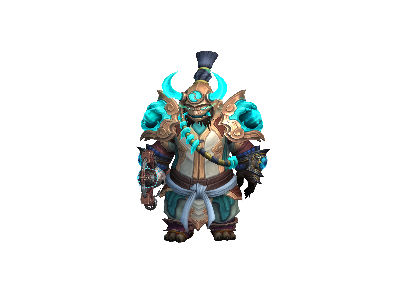 Trunqui 3D character render