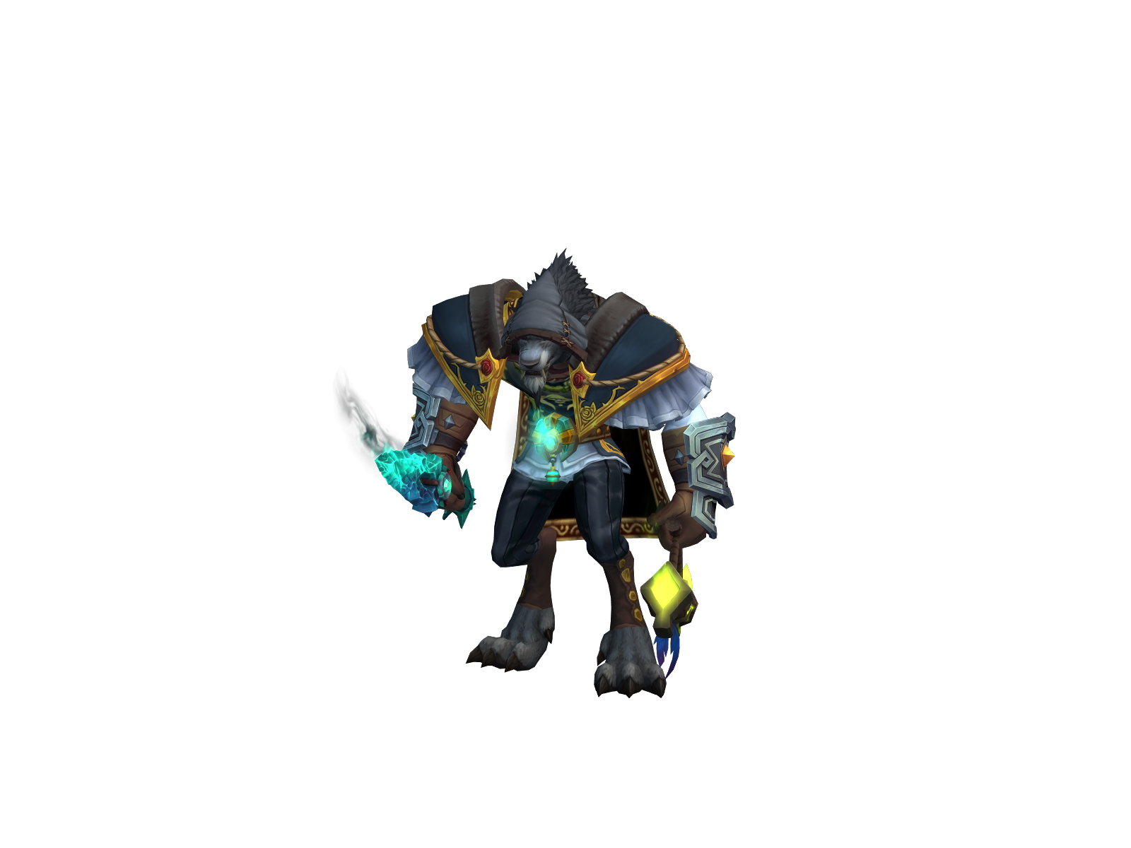 Dogstryker 3D character render