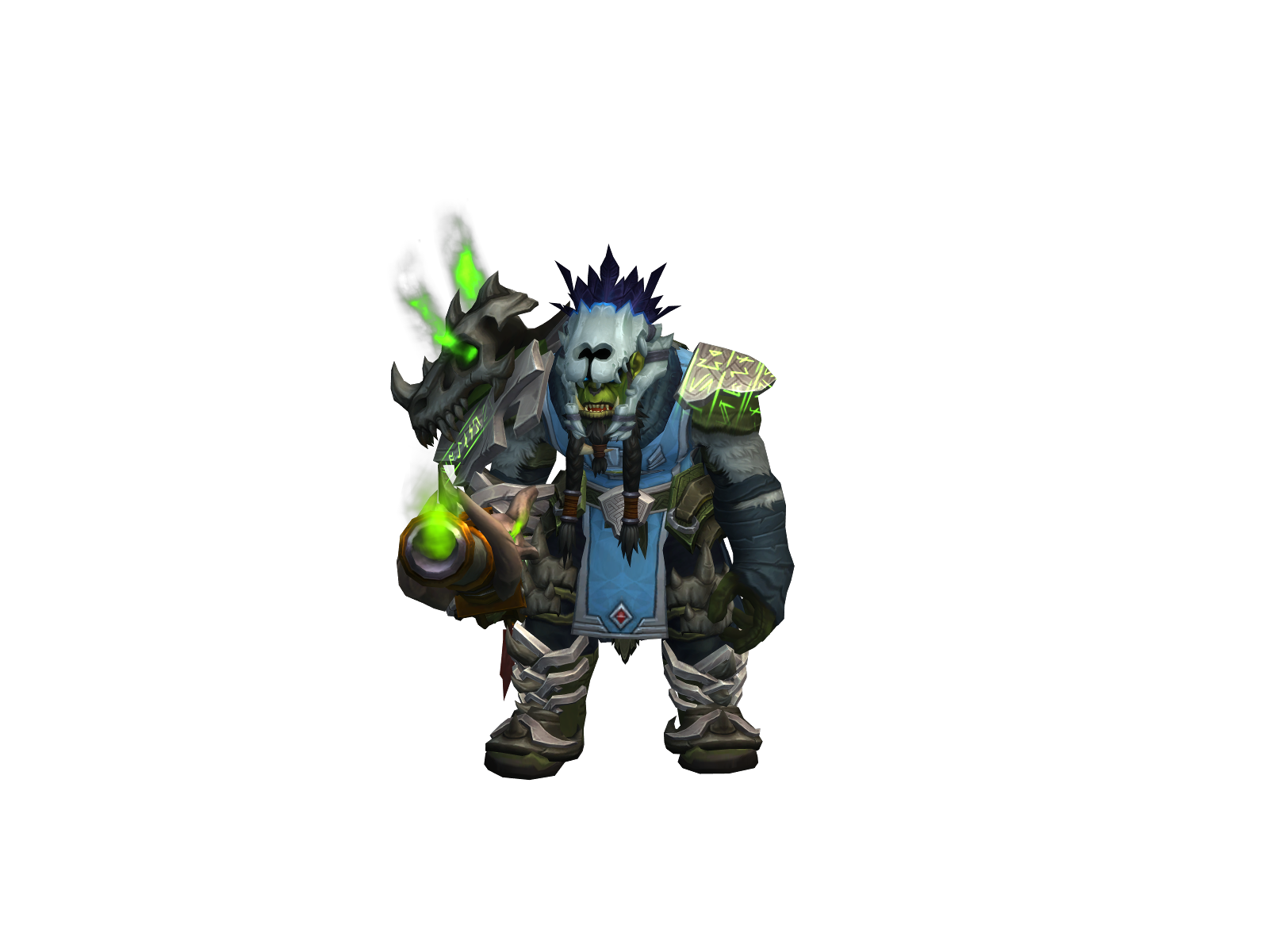 Bludegar 3D character render