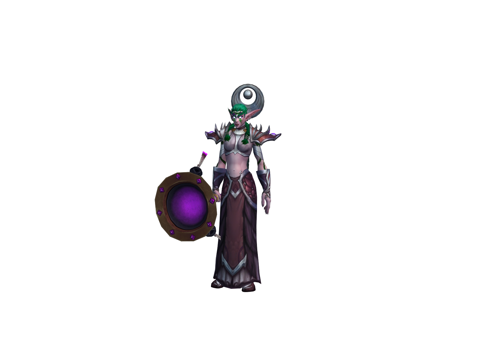 Meggar 3D character render