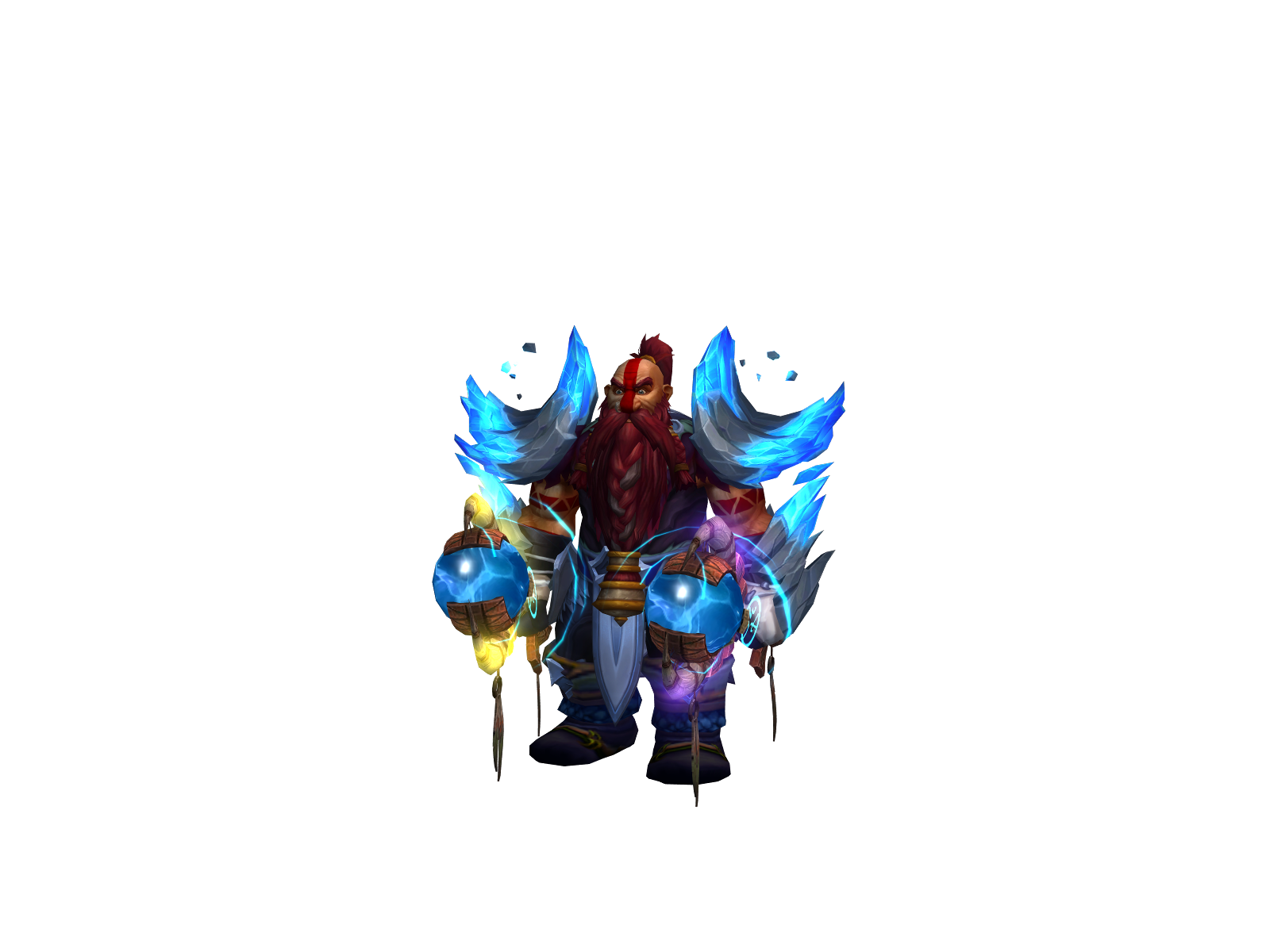 Fárgor 3D character render