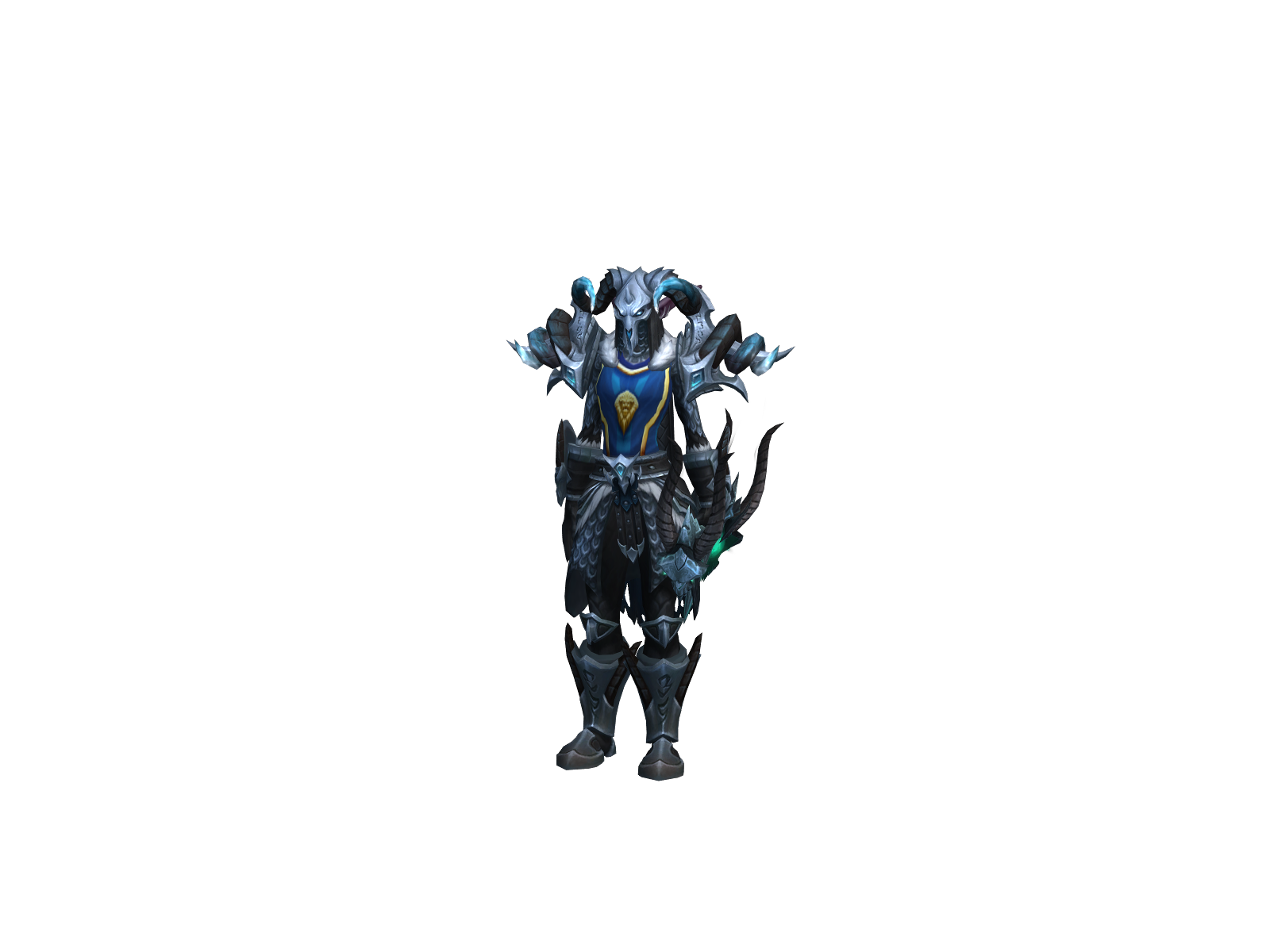 Nervalan 3D character render