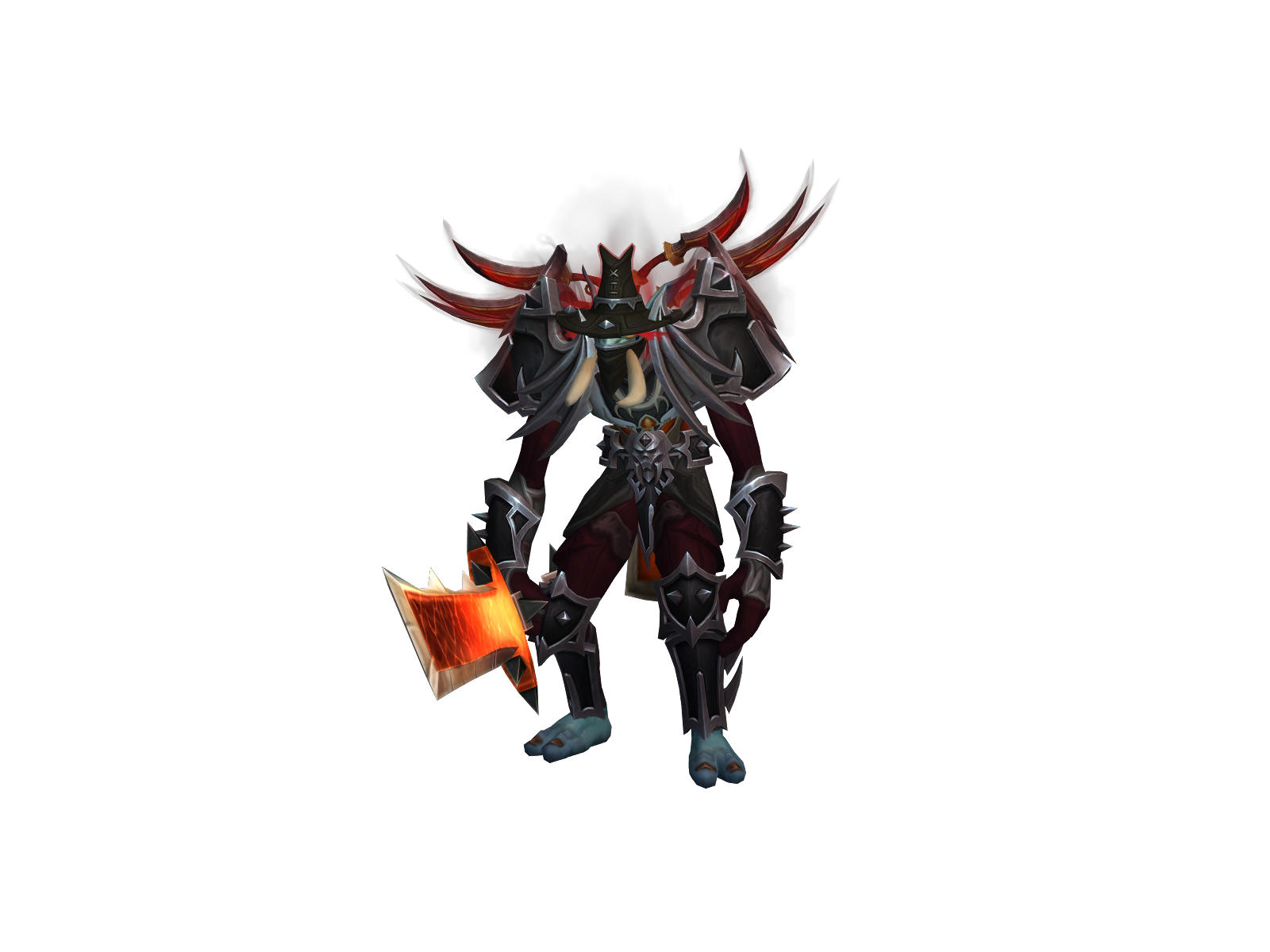 Dárksidios 3D character render
