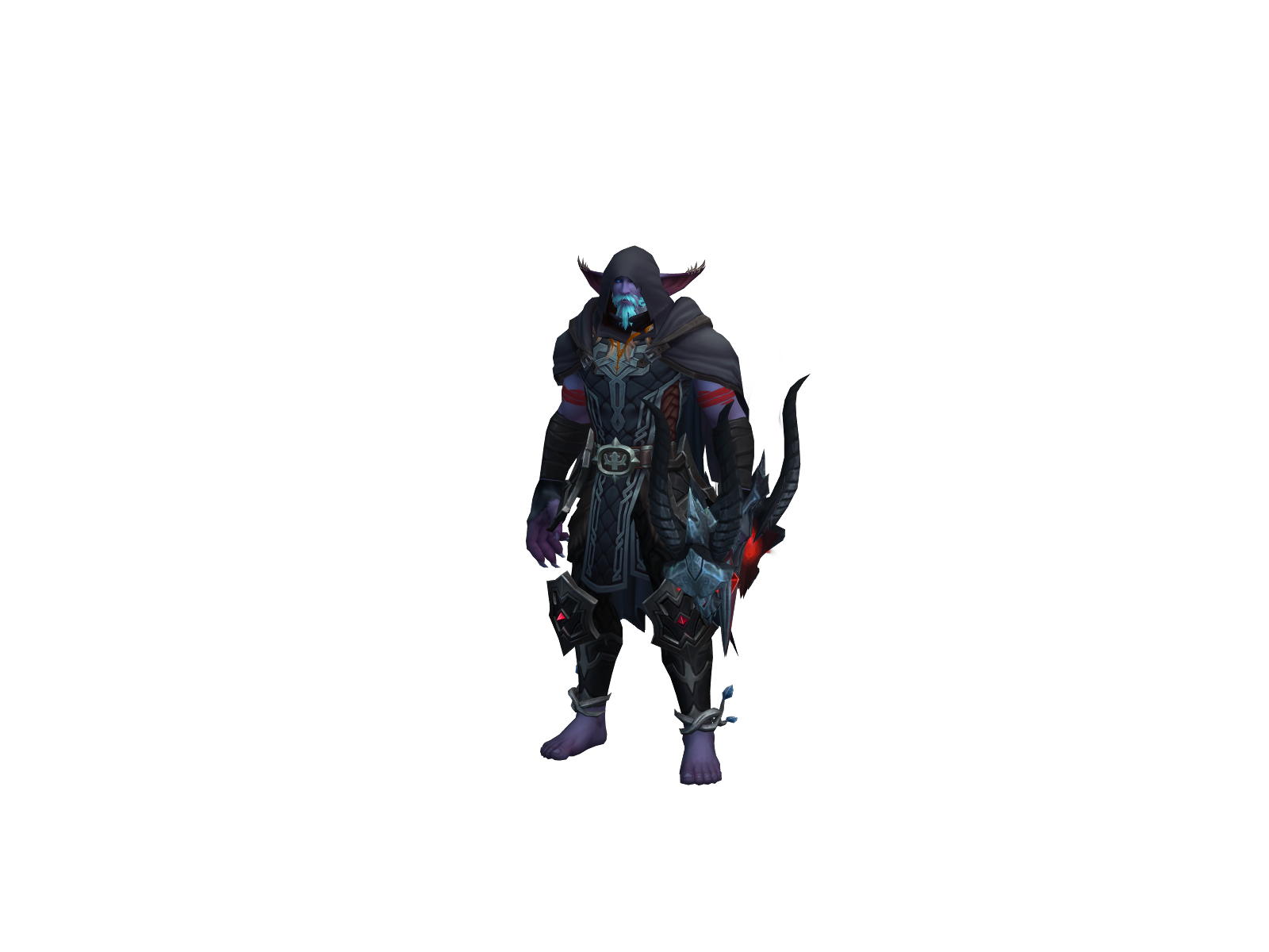 Hacriss 3D character render