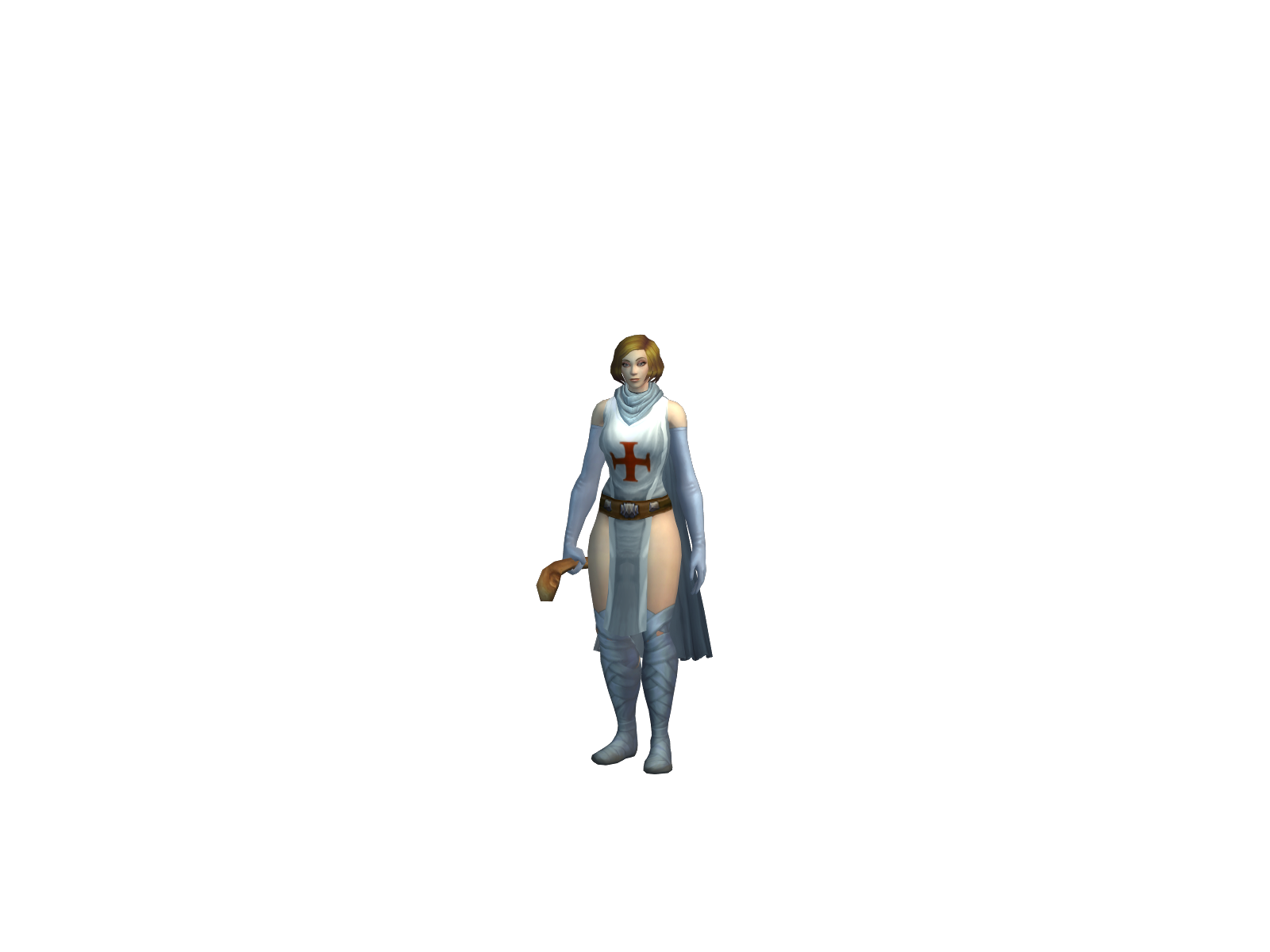 Lísara 3D character render