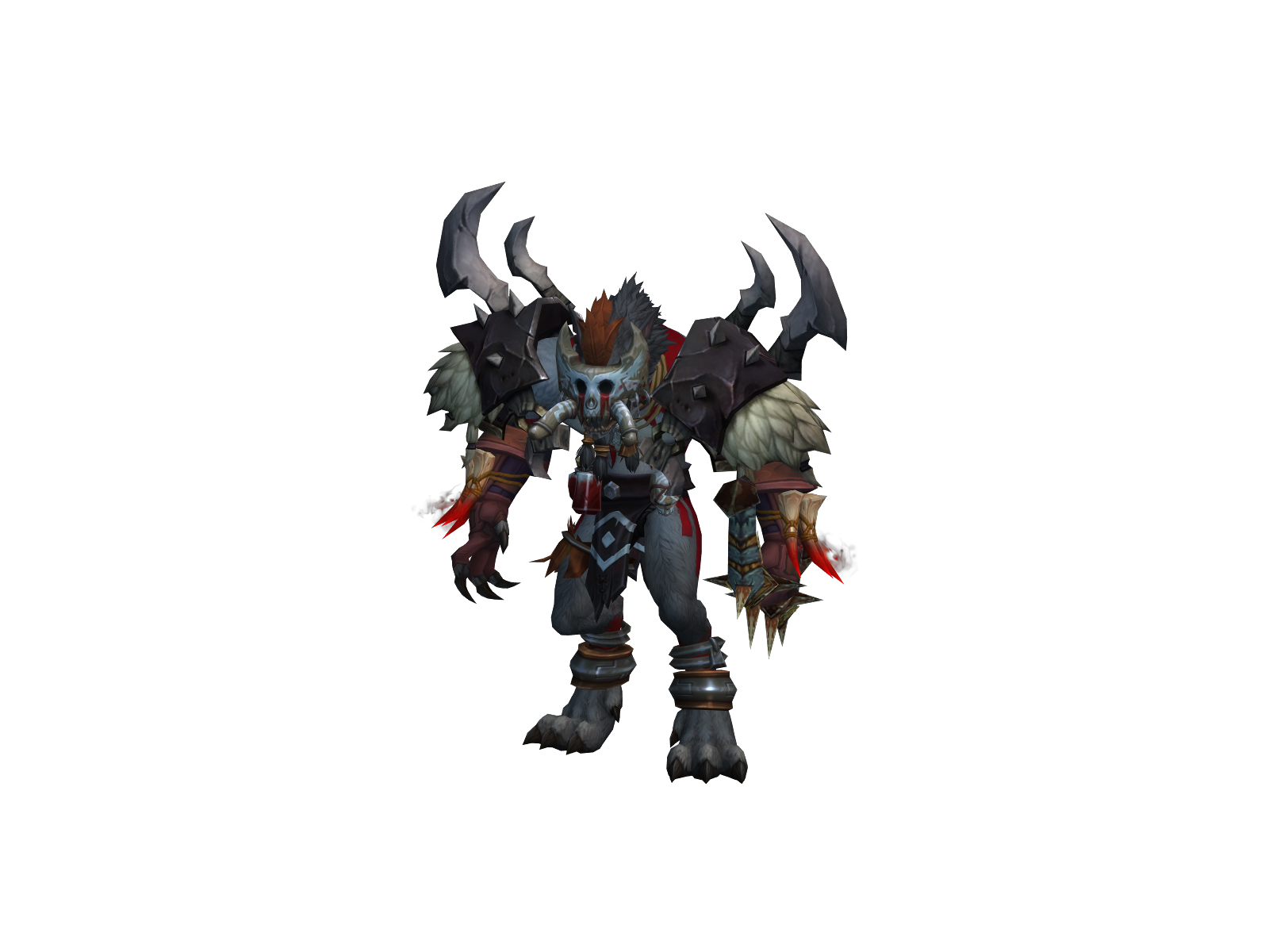 Manusanglant 3D character render