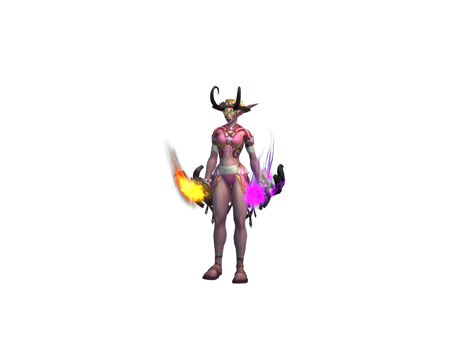 Traídora 3D character render