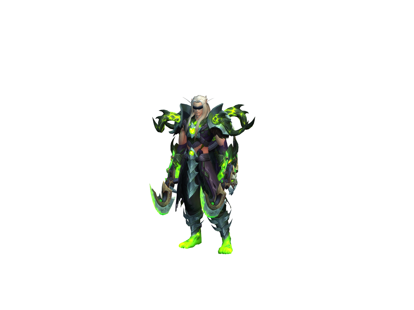 Aztademon 3D character render