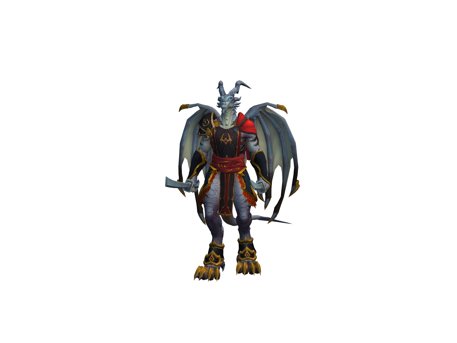 Crowlas 3D character render