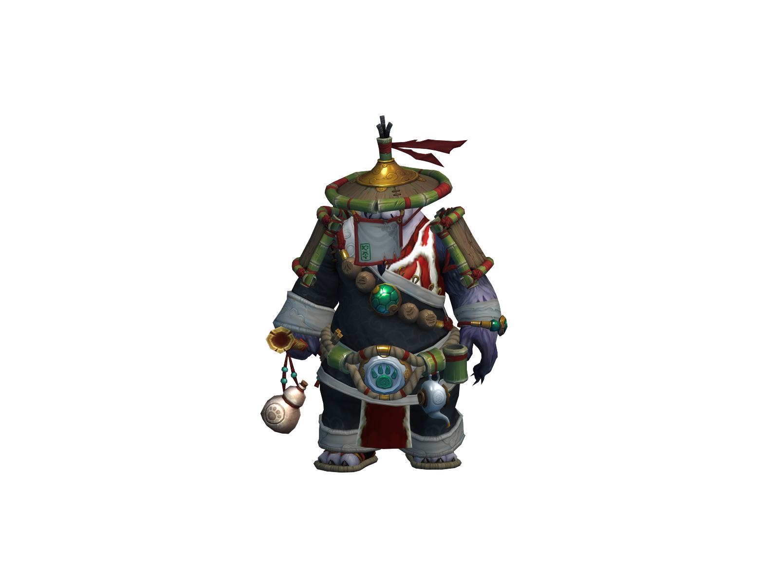 Ushdark 3D character render