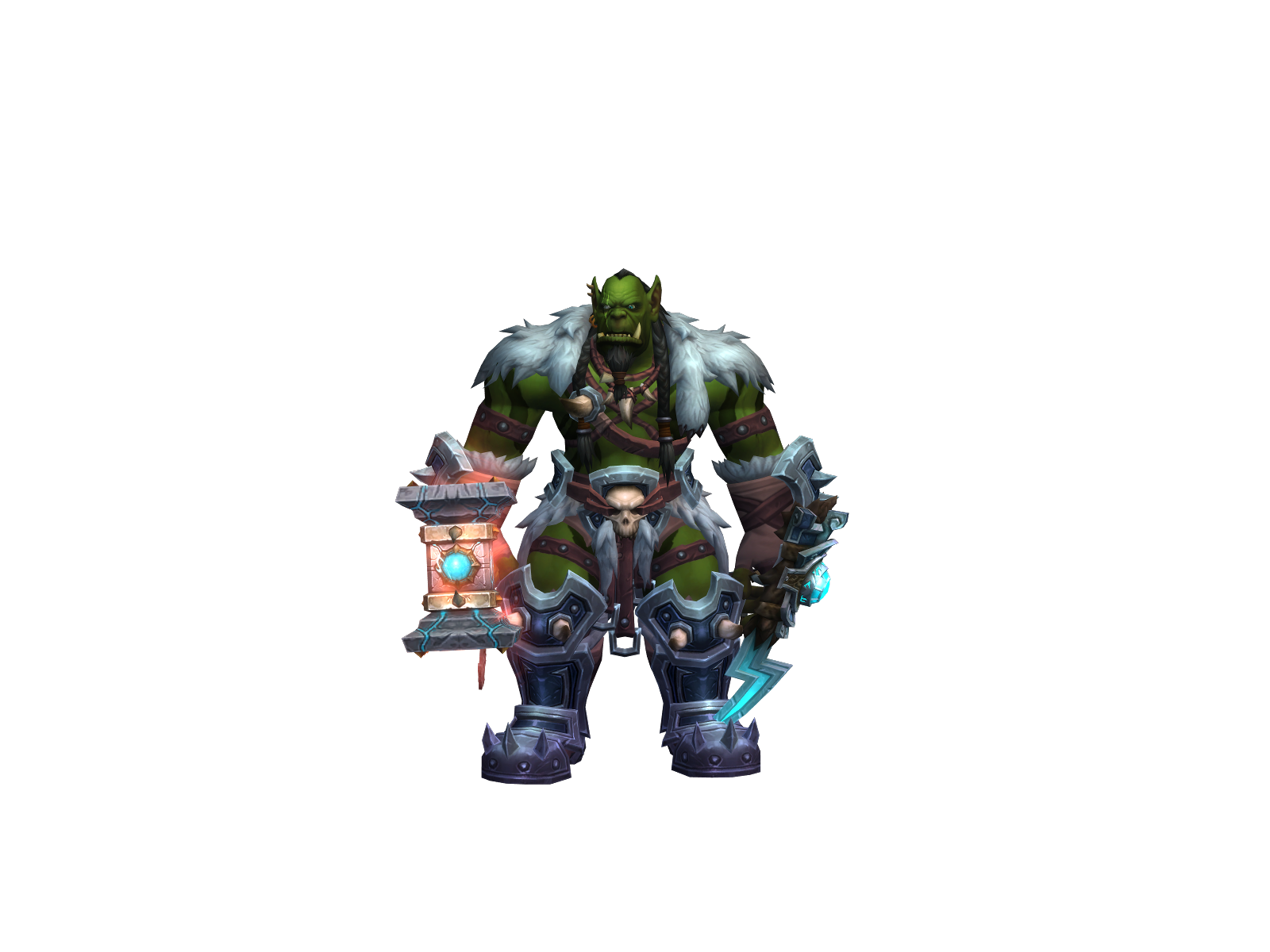 Gorgork 3D character render