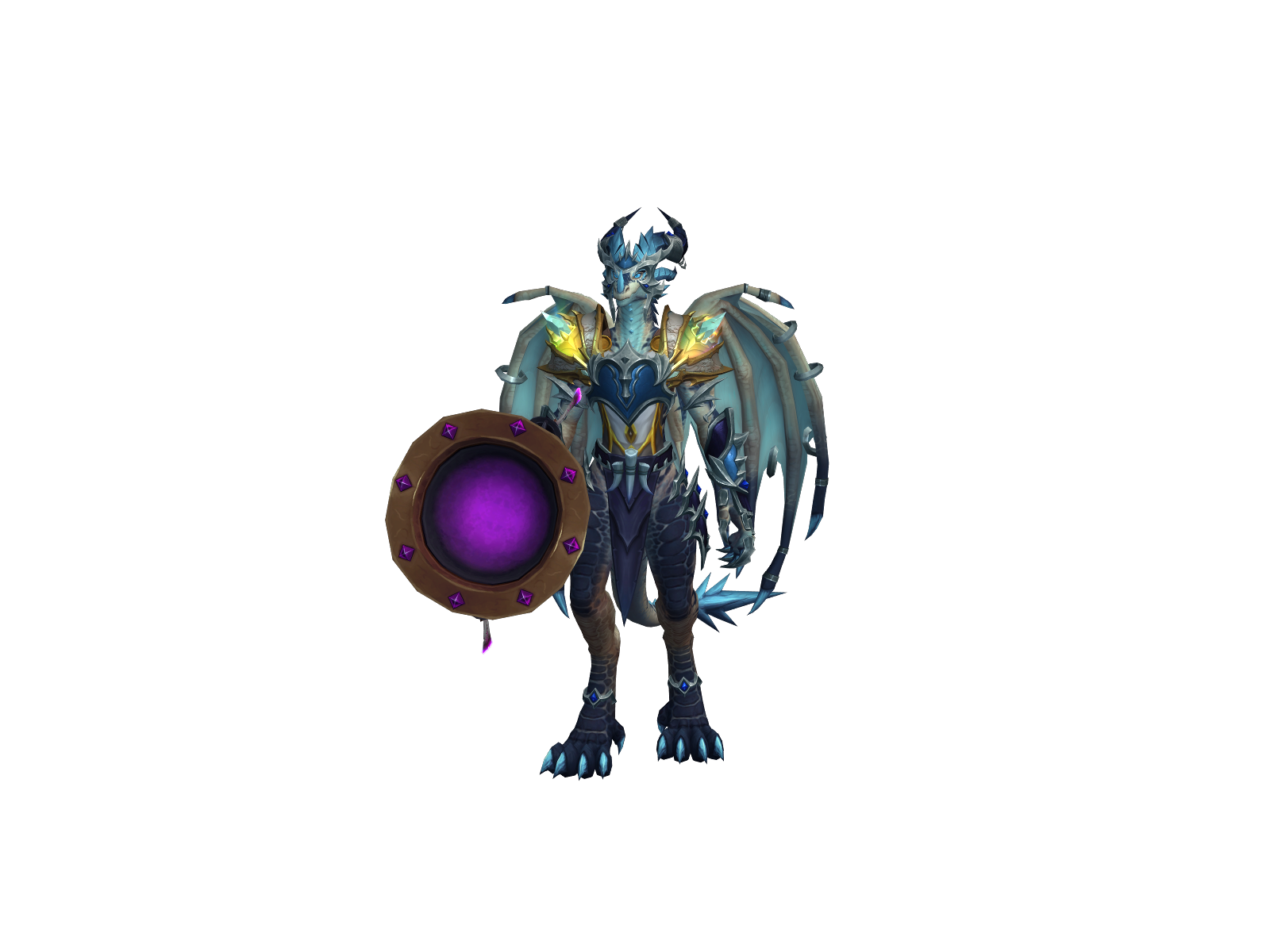 Visárion 3D character render