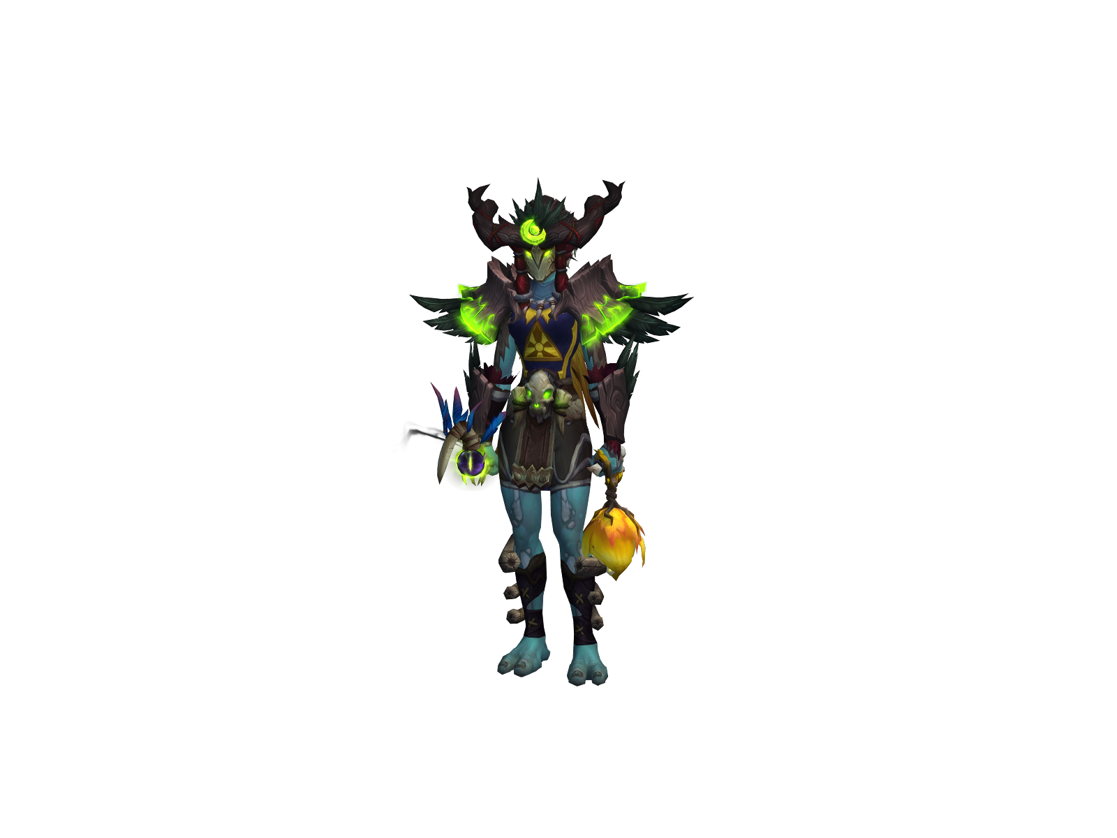 Infuriare 3D character render