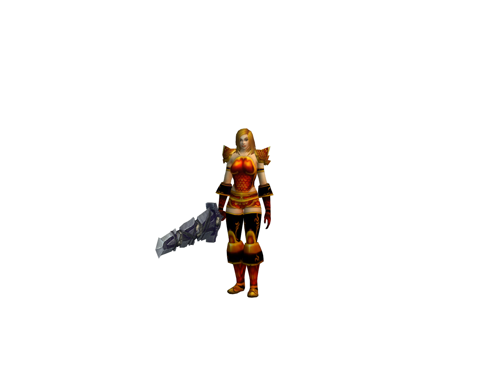 Stateresa 3D character render