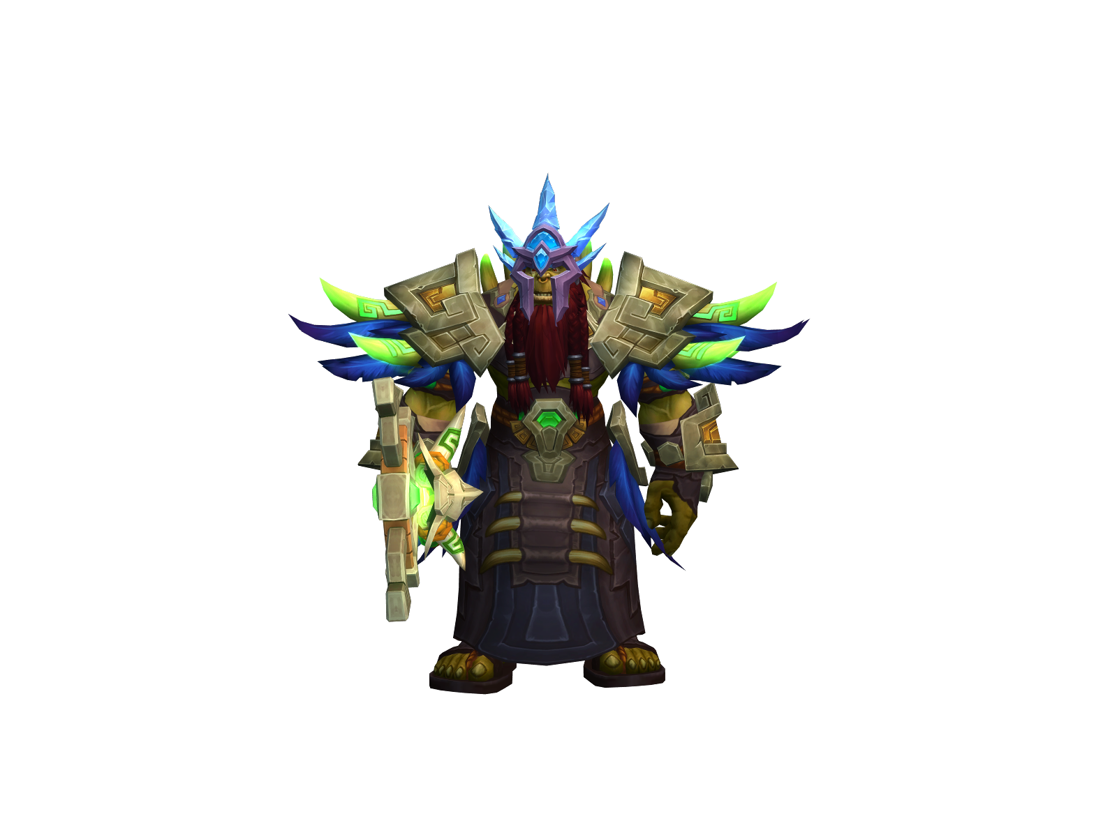 Mahabøne 3D character render