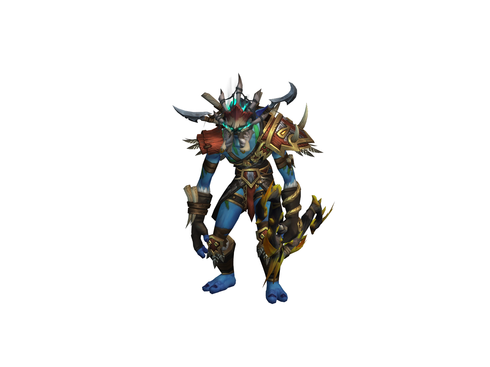 Shakaf 3D character render