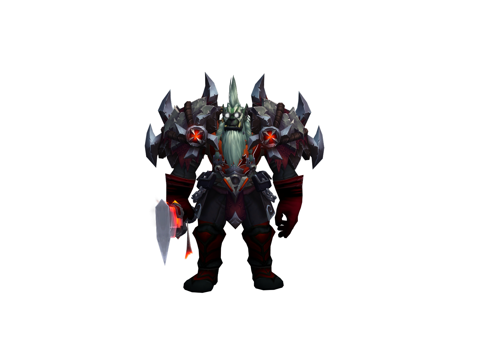 Dedracula 3D character render
