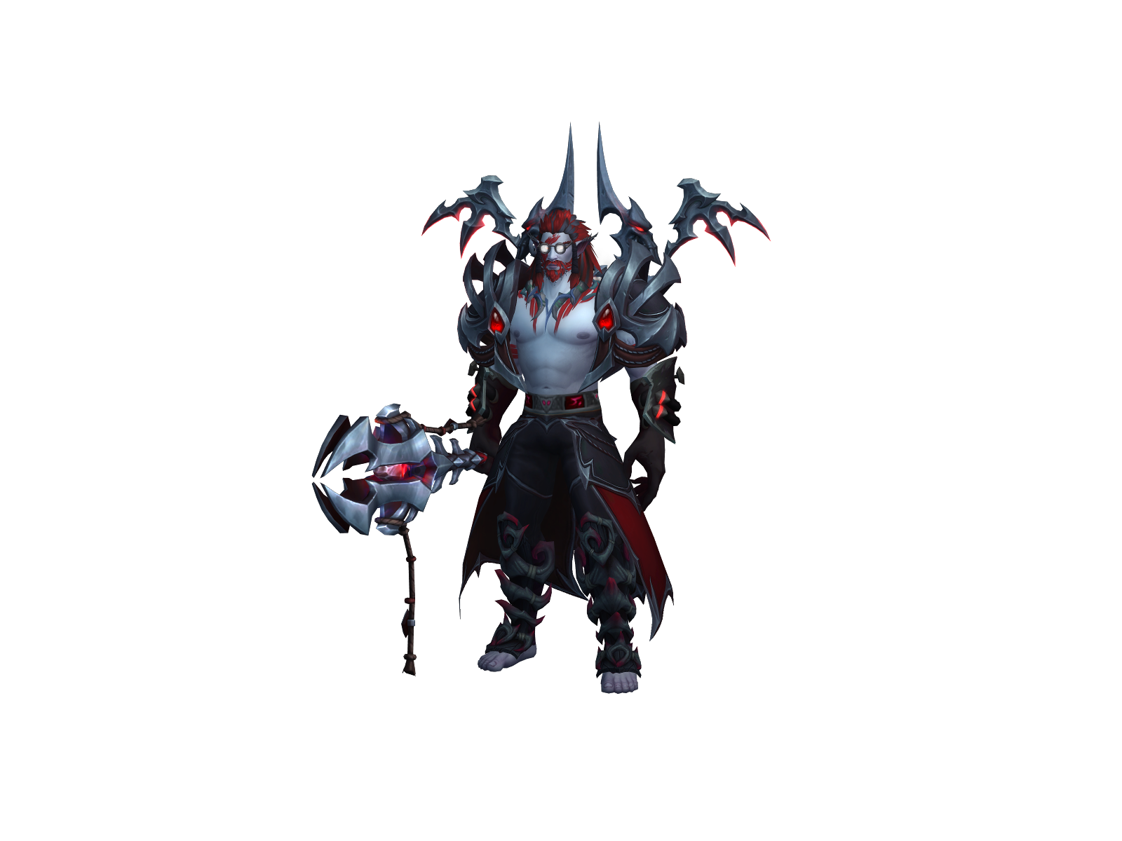 Raken 3D character render